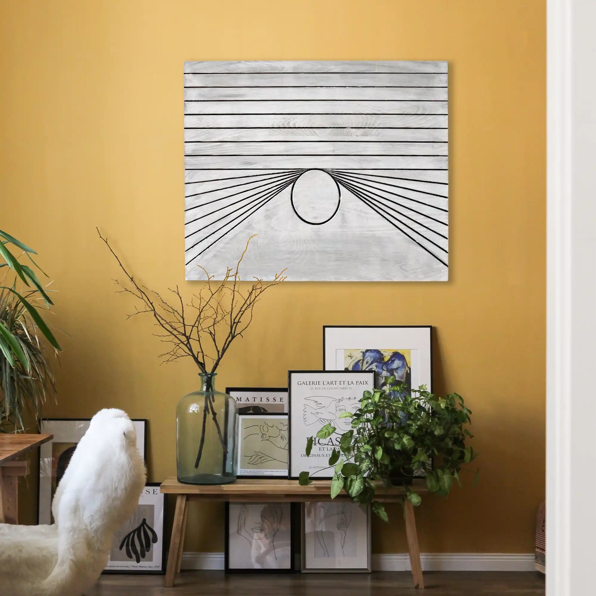 Stretched Lines Wall Art