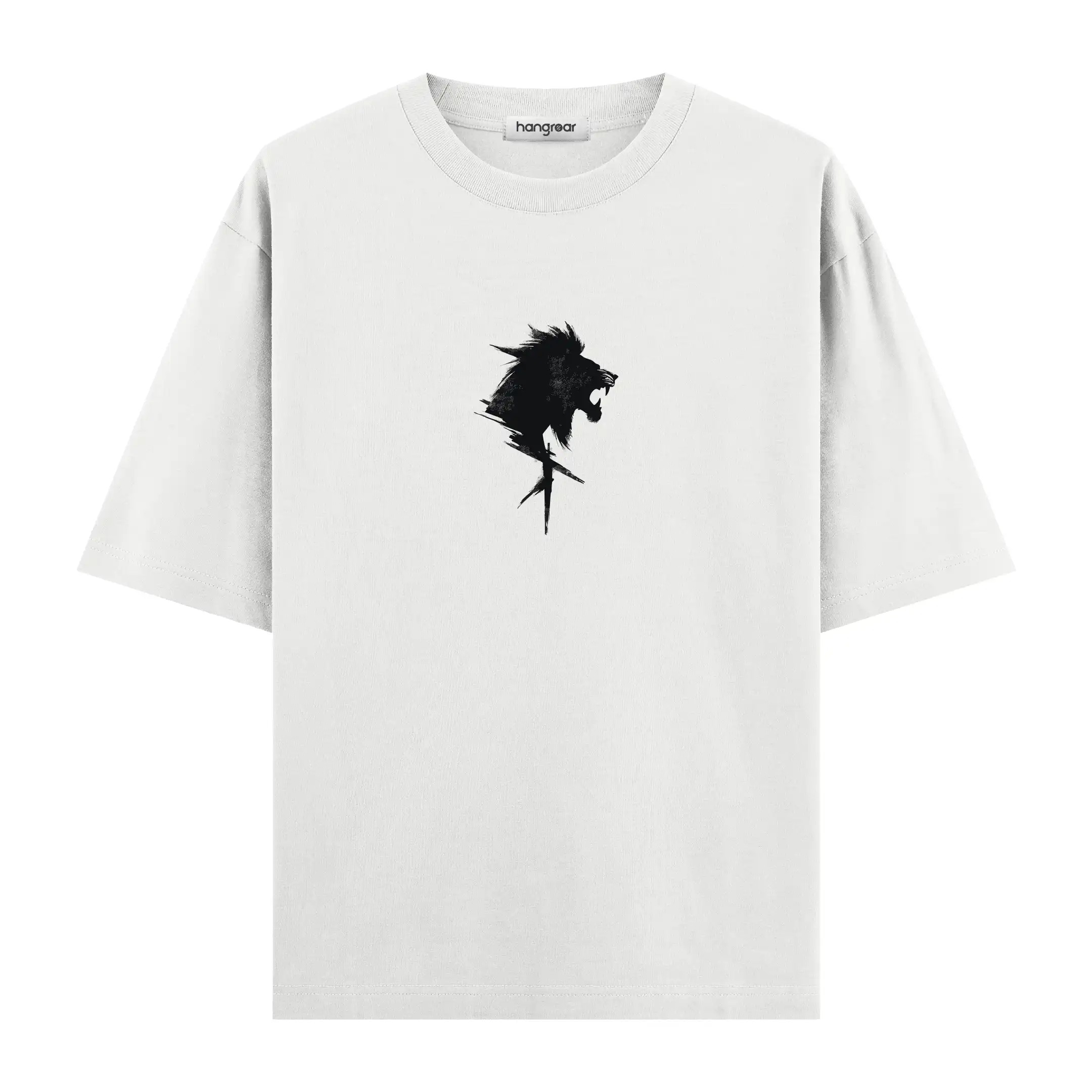Brush Art Lion Two - Oversize Tişört