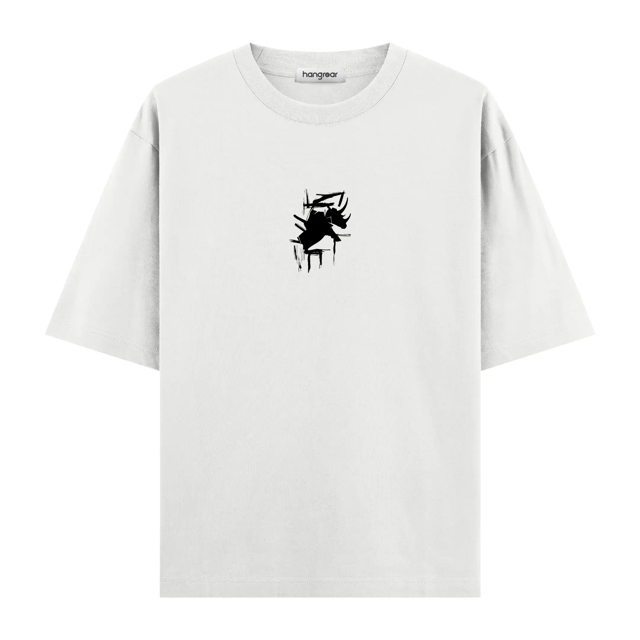 Dark Minimal Horse Two - Oversize Tişört