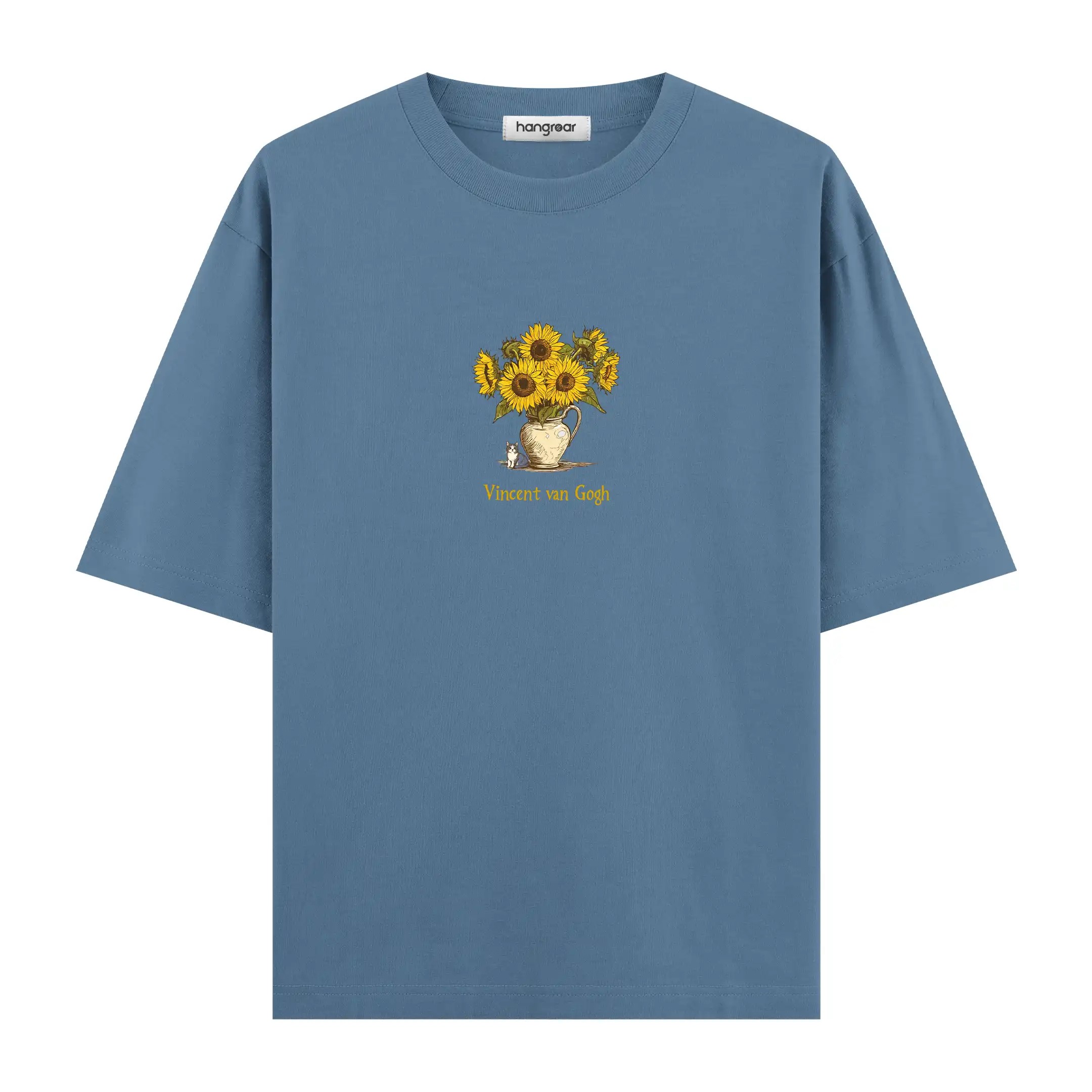 Van Gogh Sunflowers - Oversize Tişört