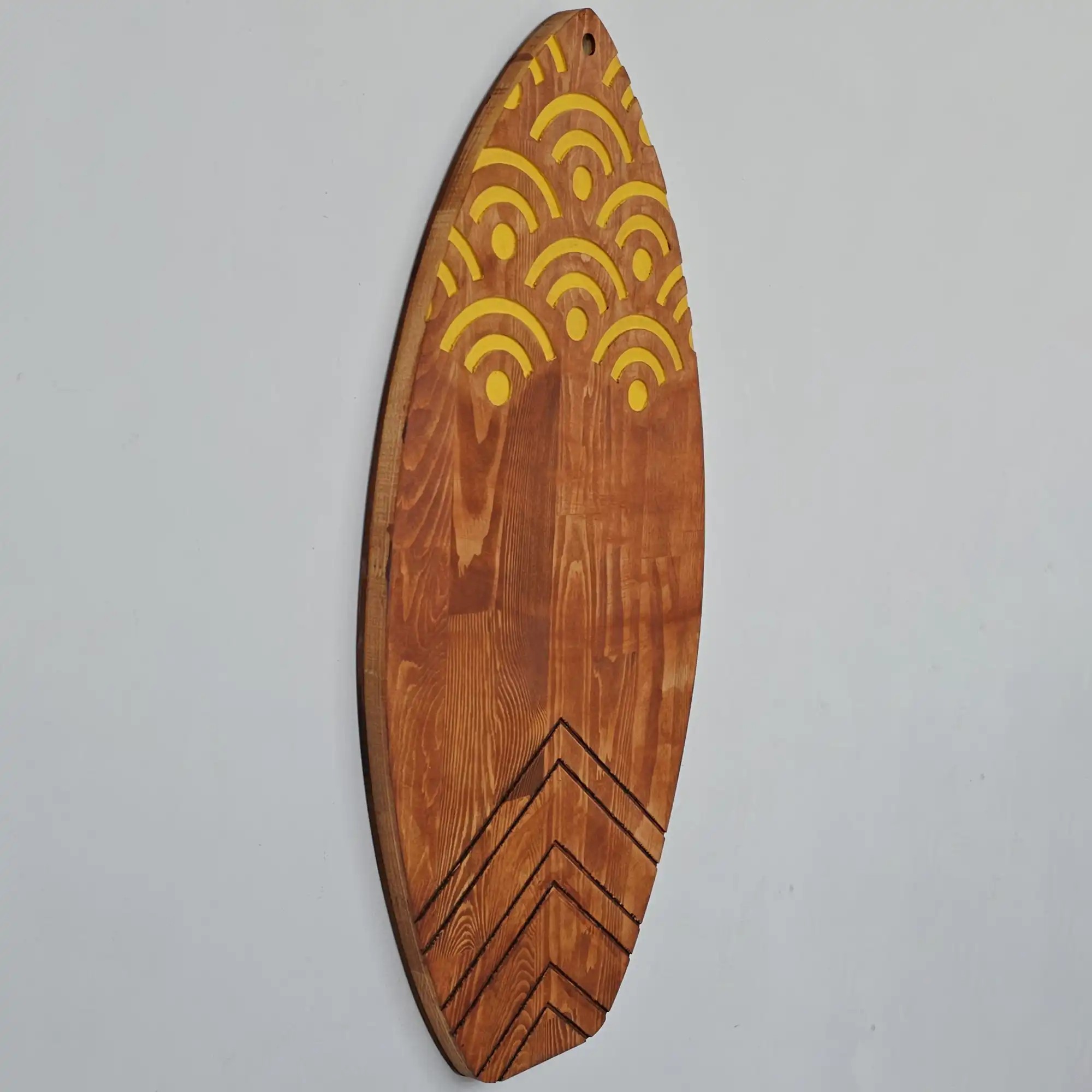 Yellow Decorative Surfboard