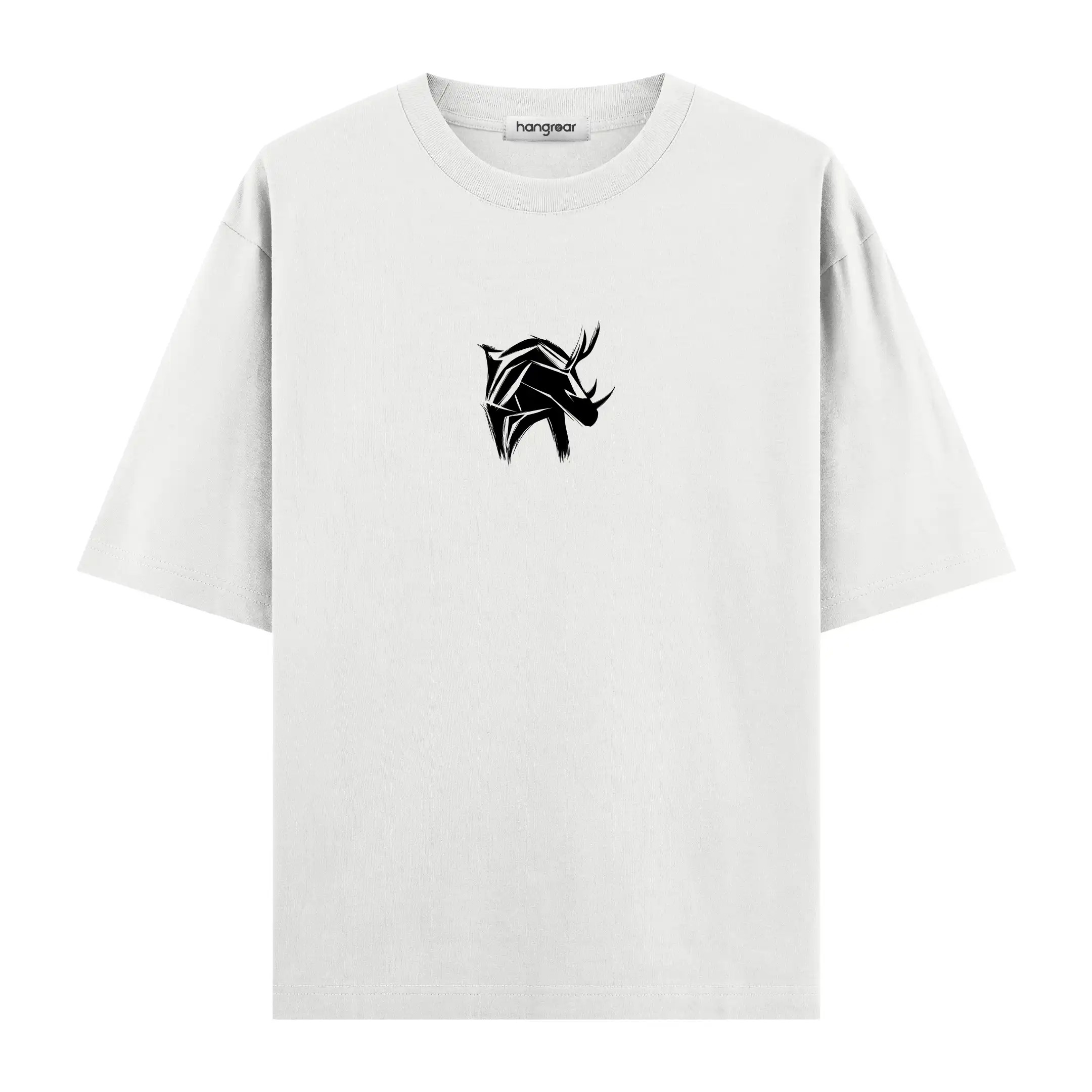Dark Minimal Horse - Oversize Tişört