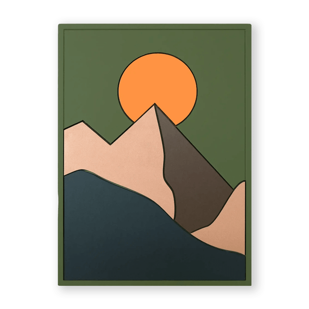 Abstract Mountain One