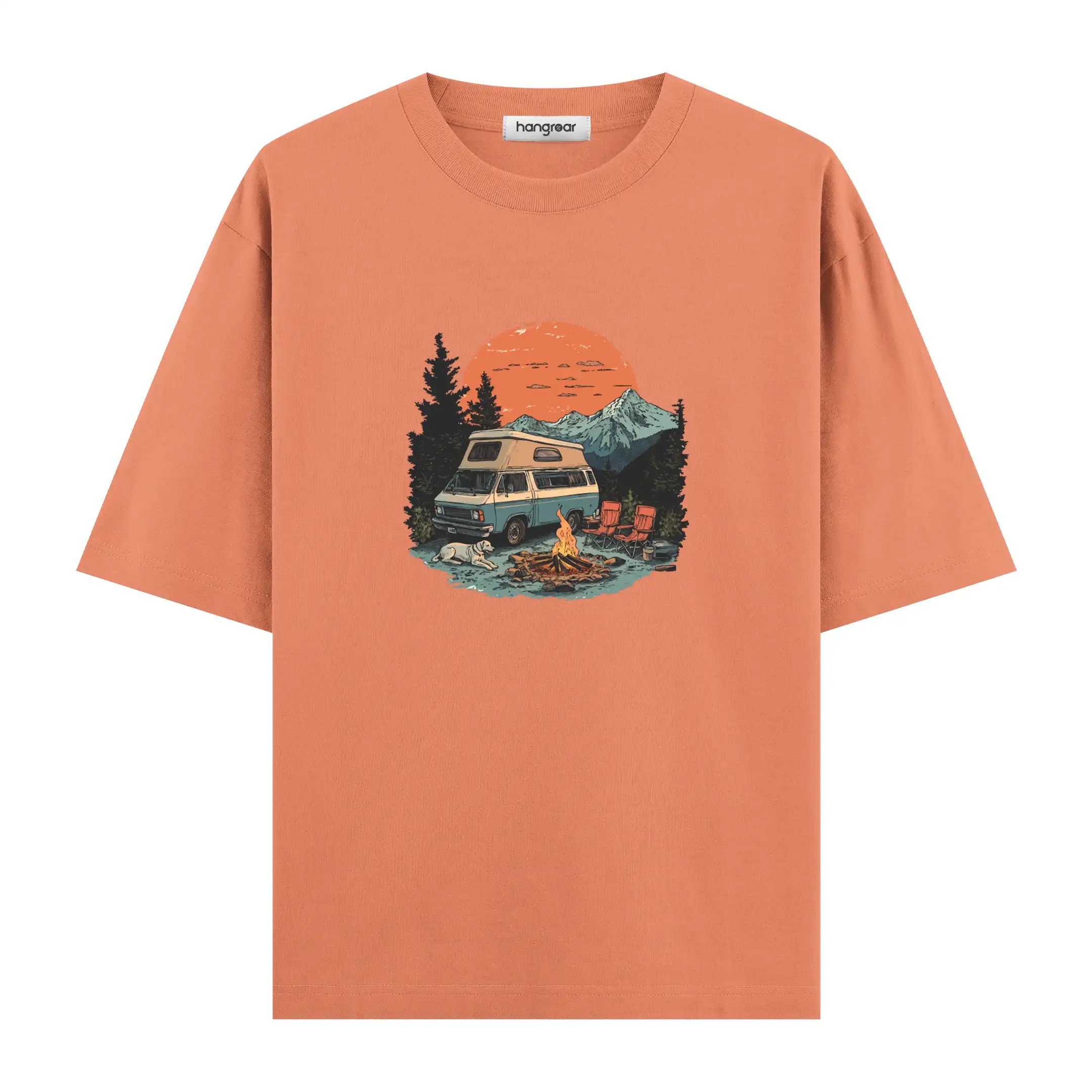 Camp & Calm - Oversize Tişört