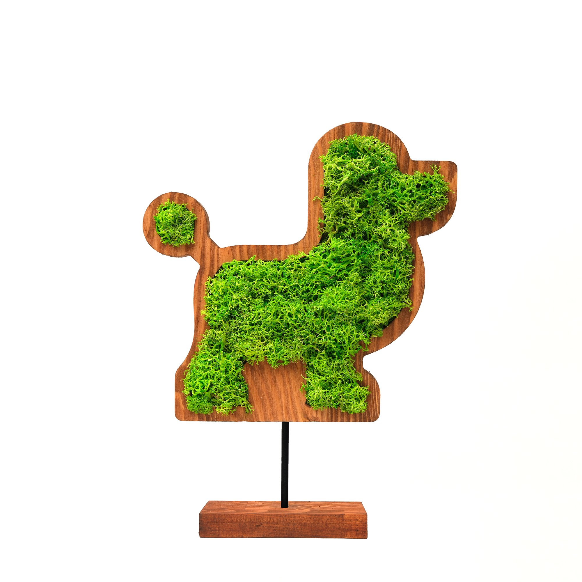 Mossy Dog Mossy Decorative Object