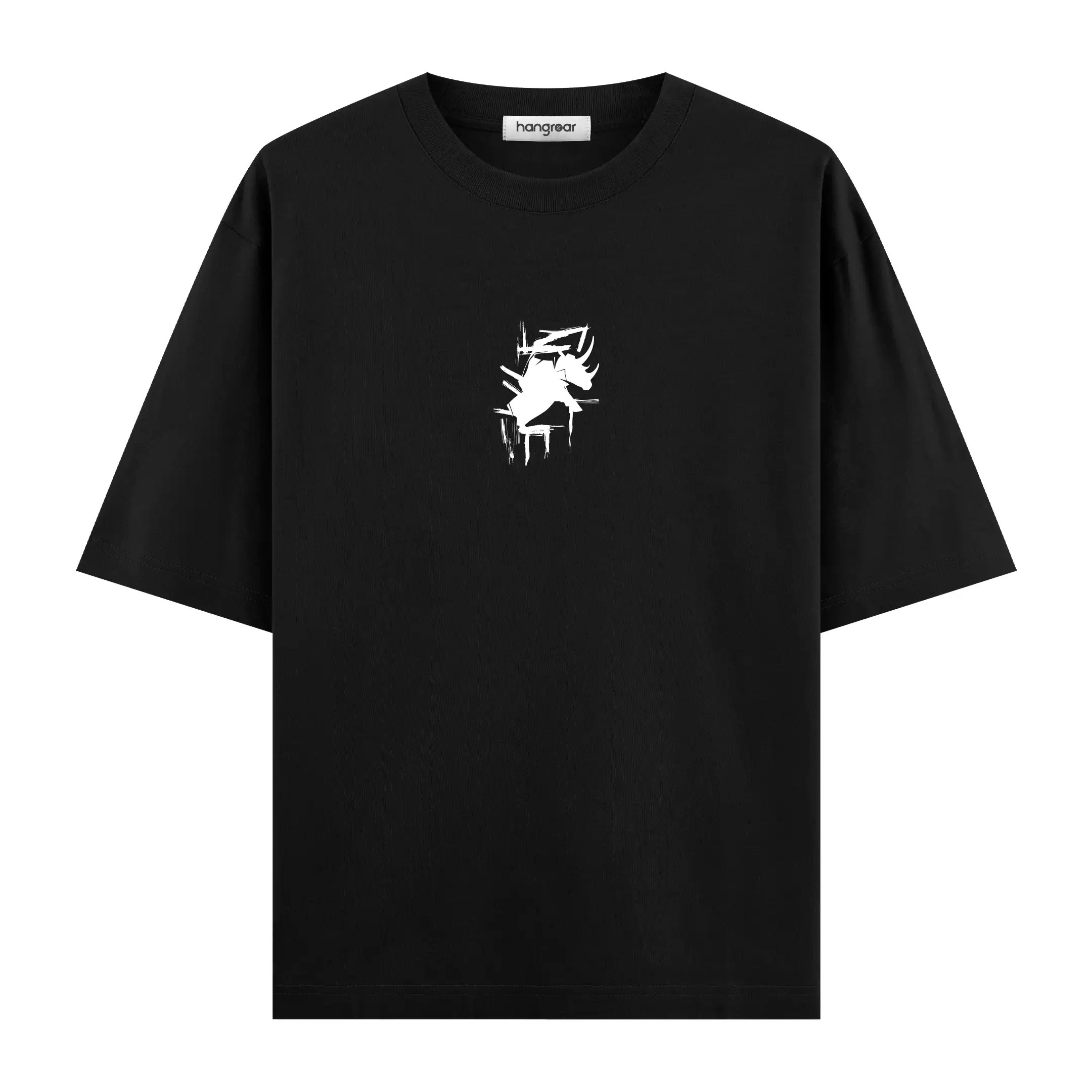Dark Minimal Horse Two - Oversize Tişört