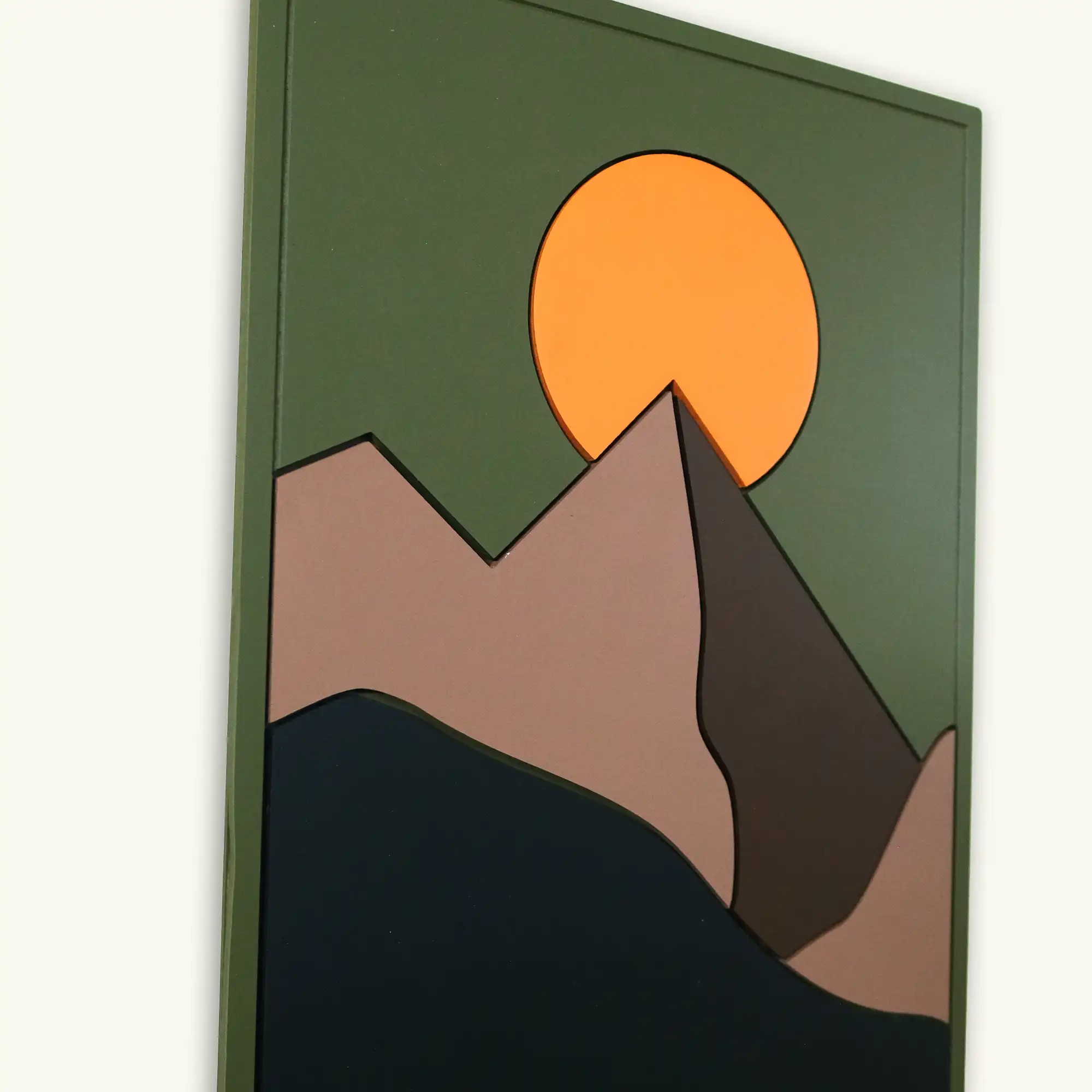 Abstract Mountain Set (set of 3)