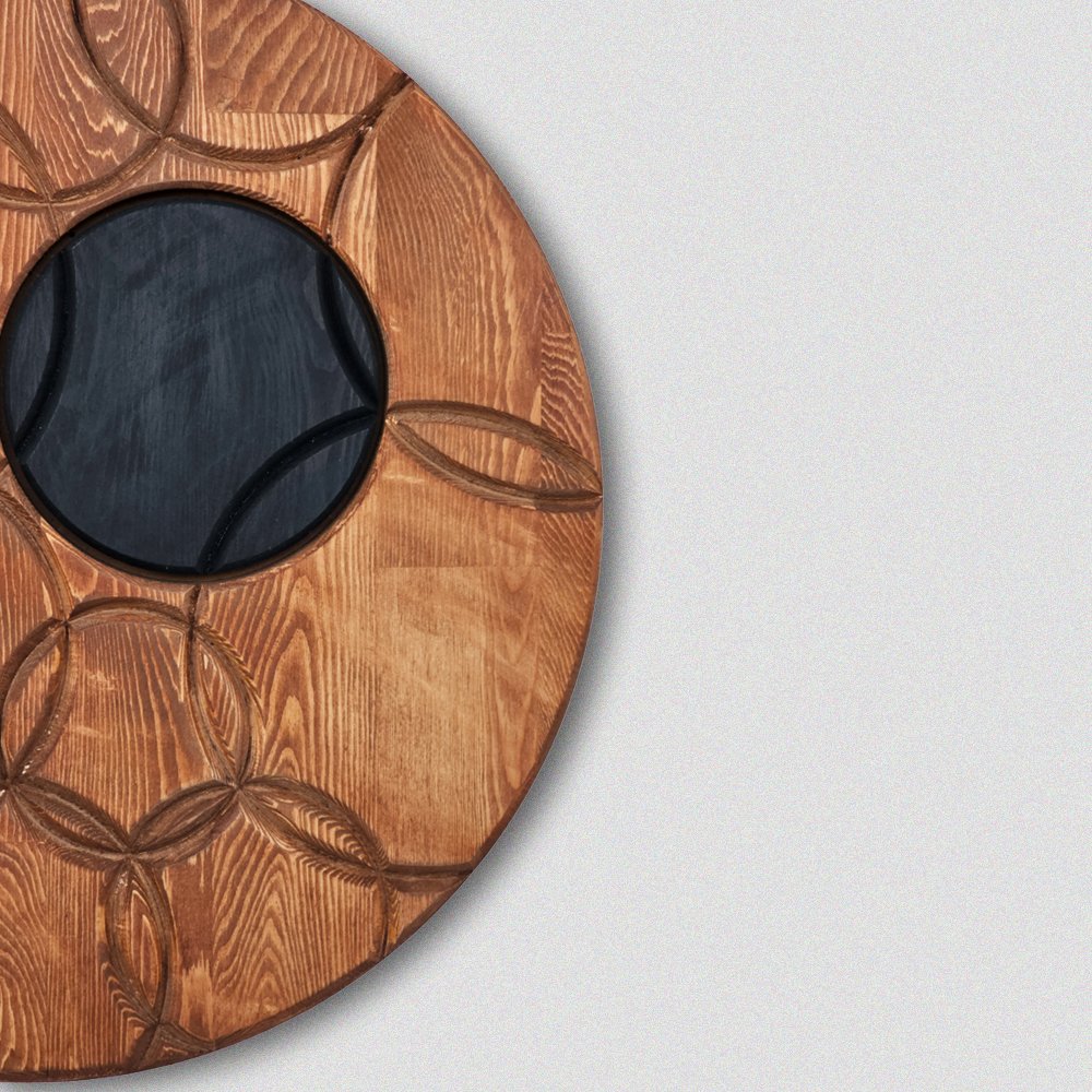 Solid Wooden Circles Art