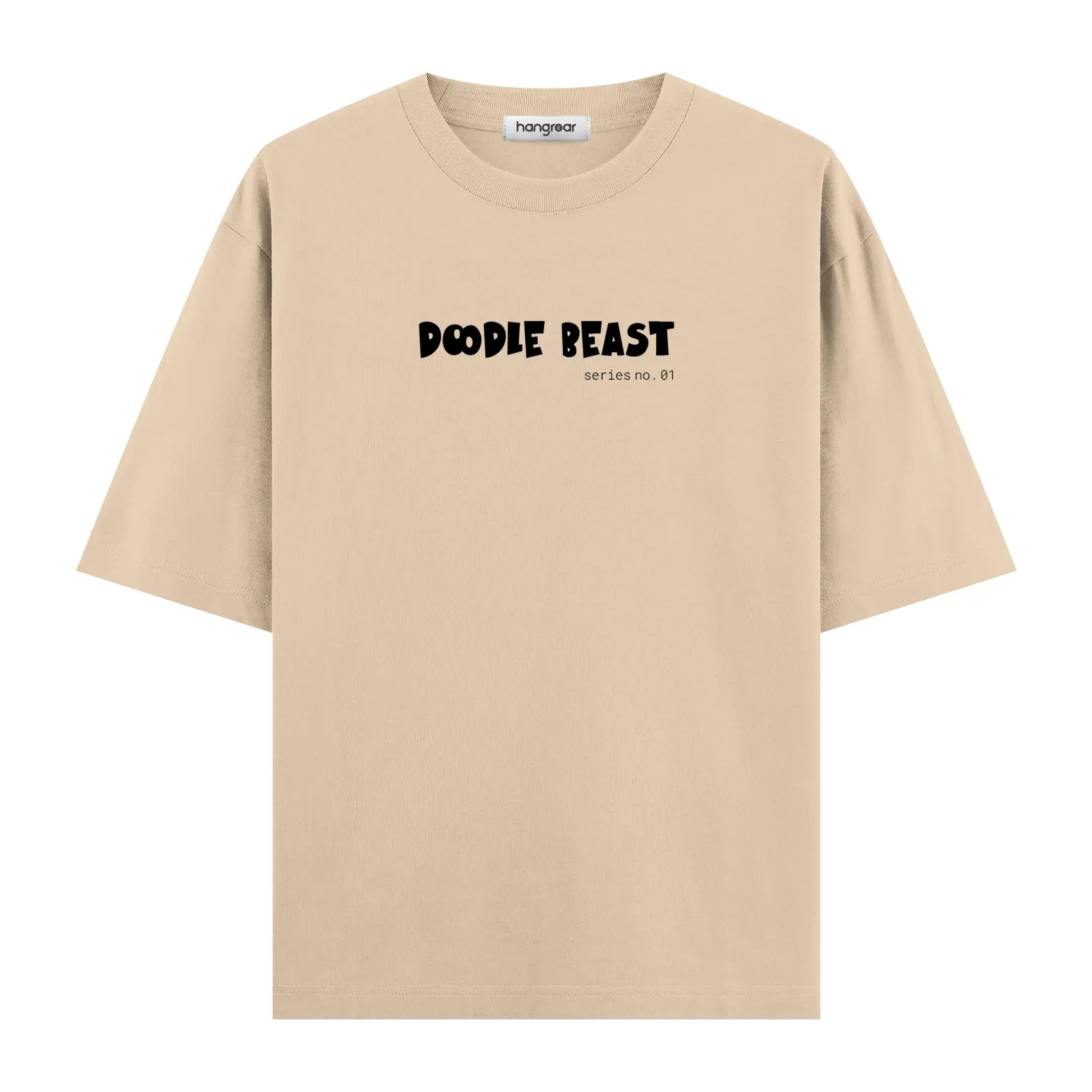 Doodle Beast series no. 01 - Oversize Tişört