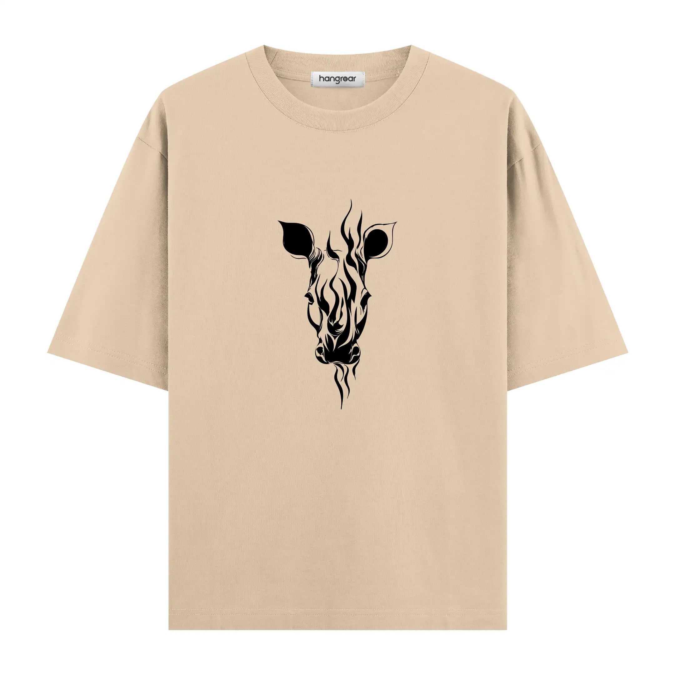 Inferno Zebra - Oversize Tişört