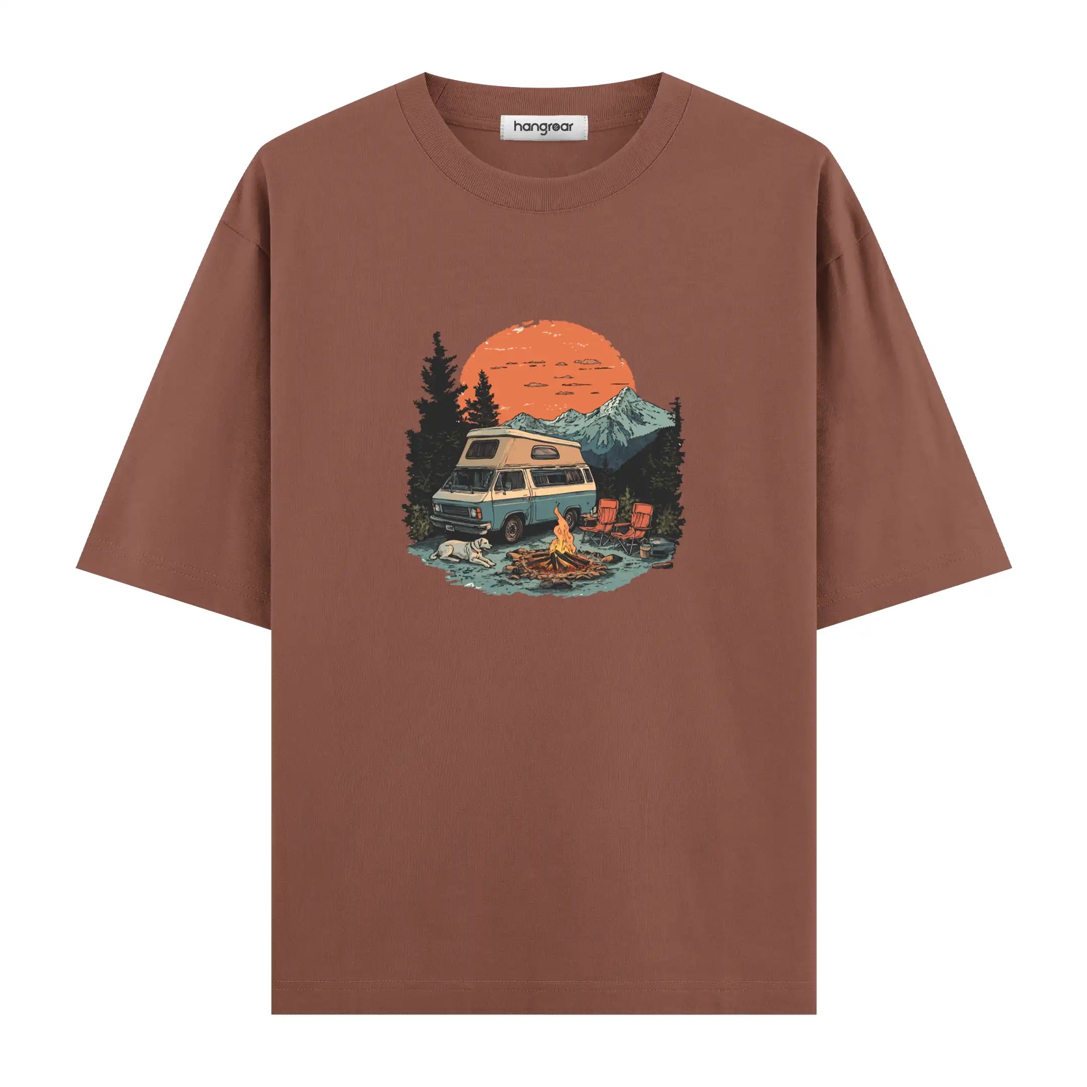 Camp & Calm - Oversize Tişört