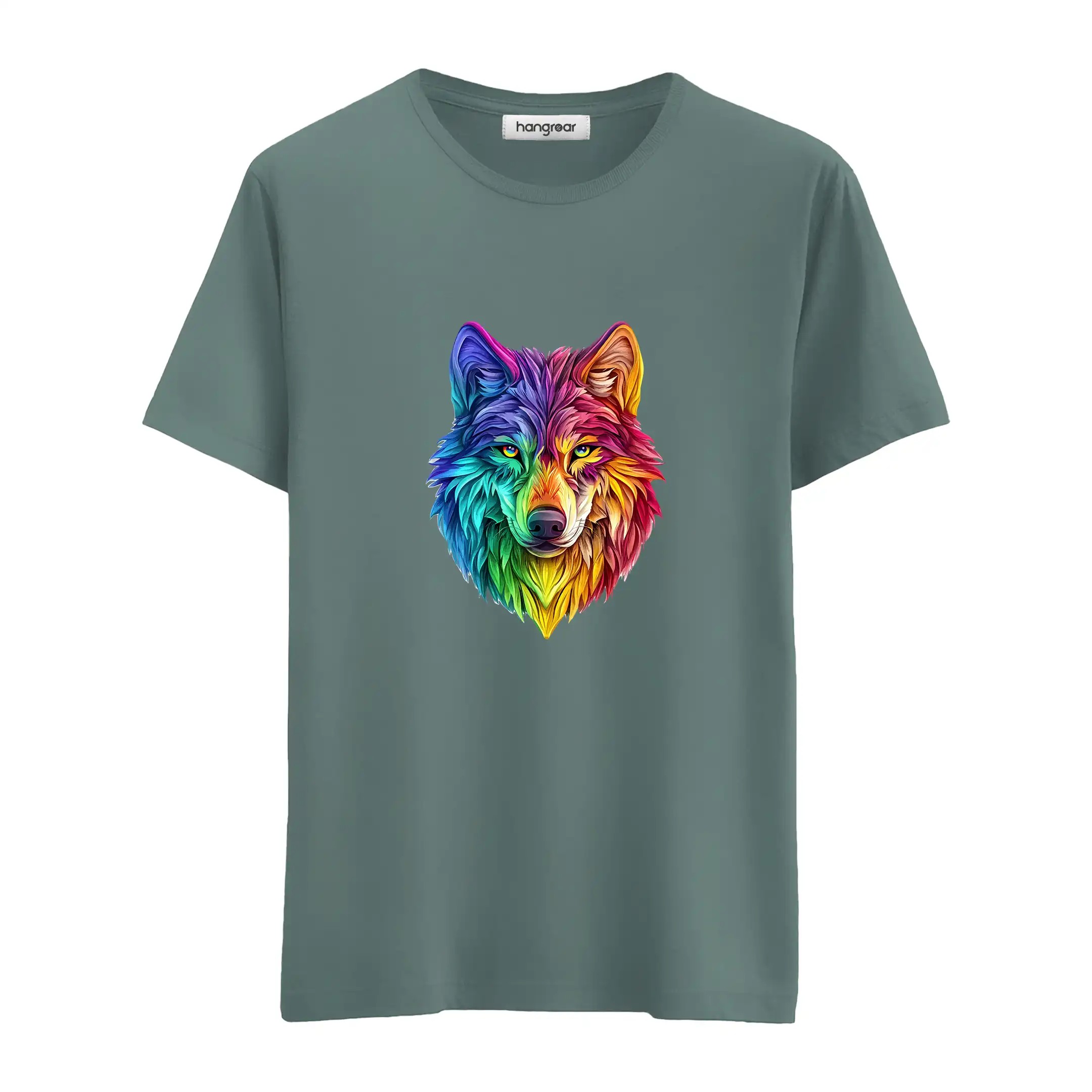Colorborn Wolf - Regular Tişört