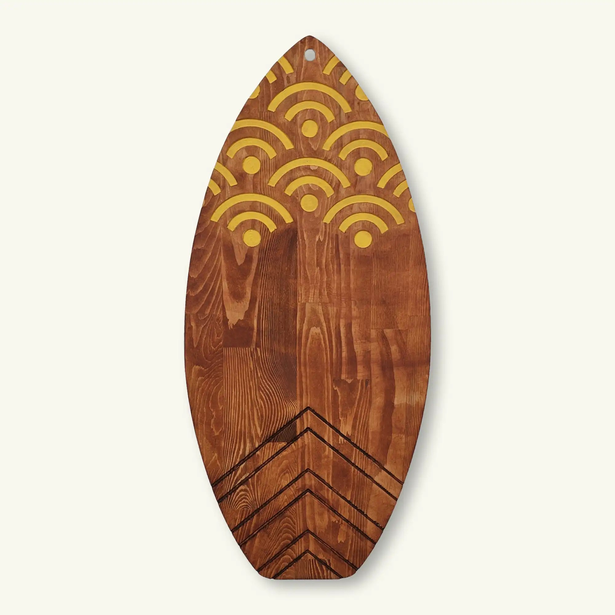 Yellow Decorative Surfboard