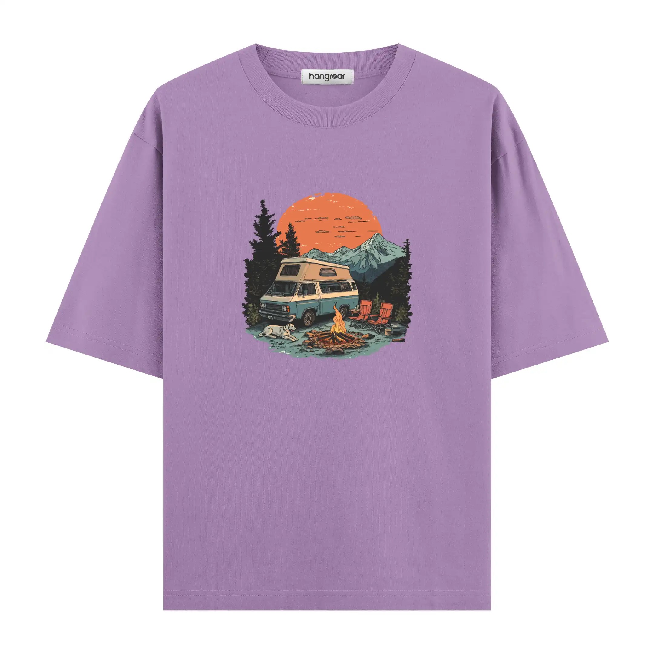 Camp & Calm - Oversize Tişört