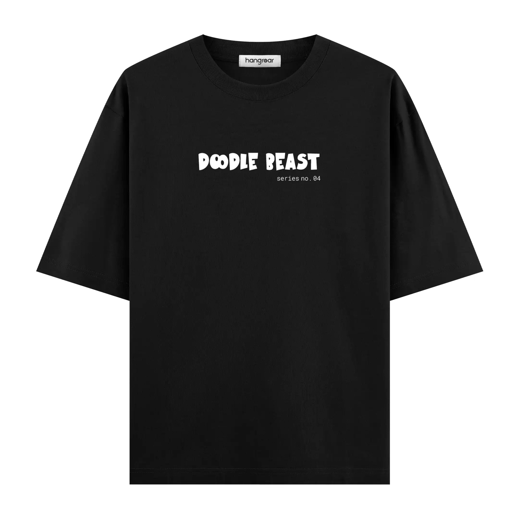 Doodle Beast series no. 04 - Oversize Tişört