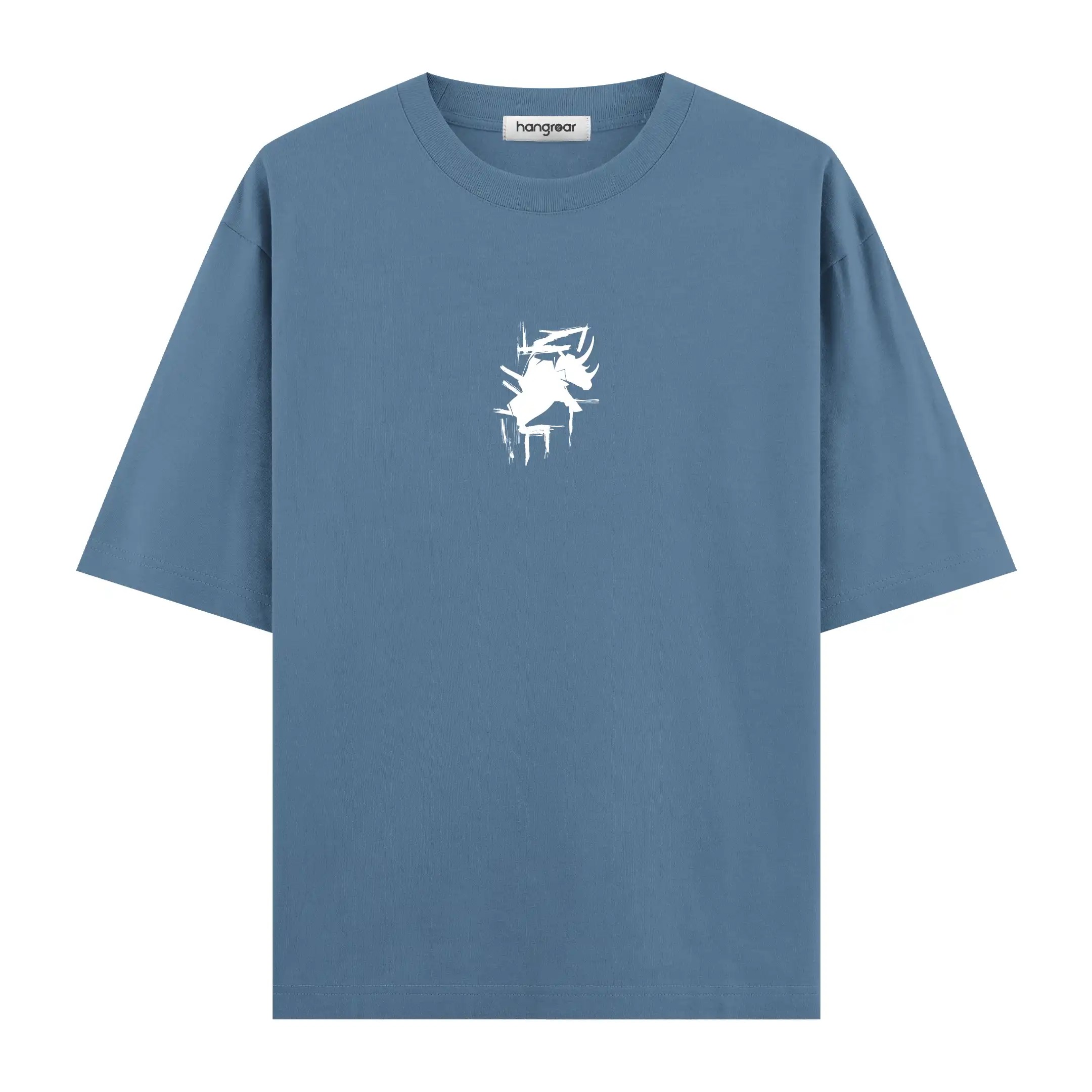 Dark Minimal Horse Two - Oversize Tişört