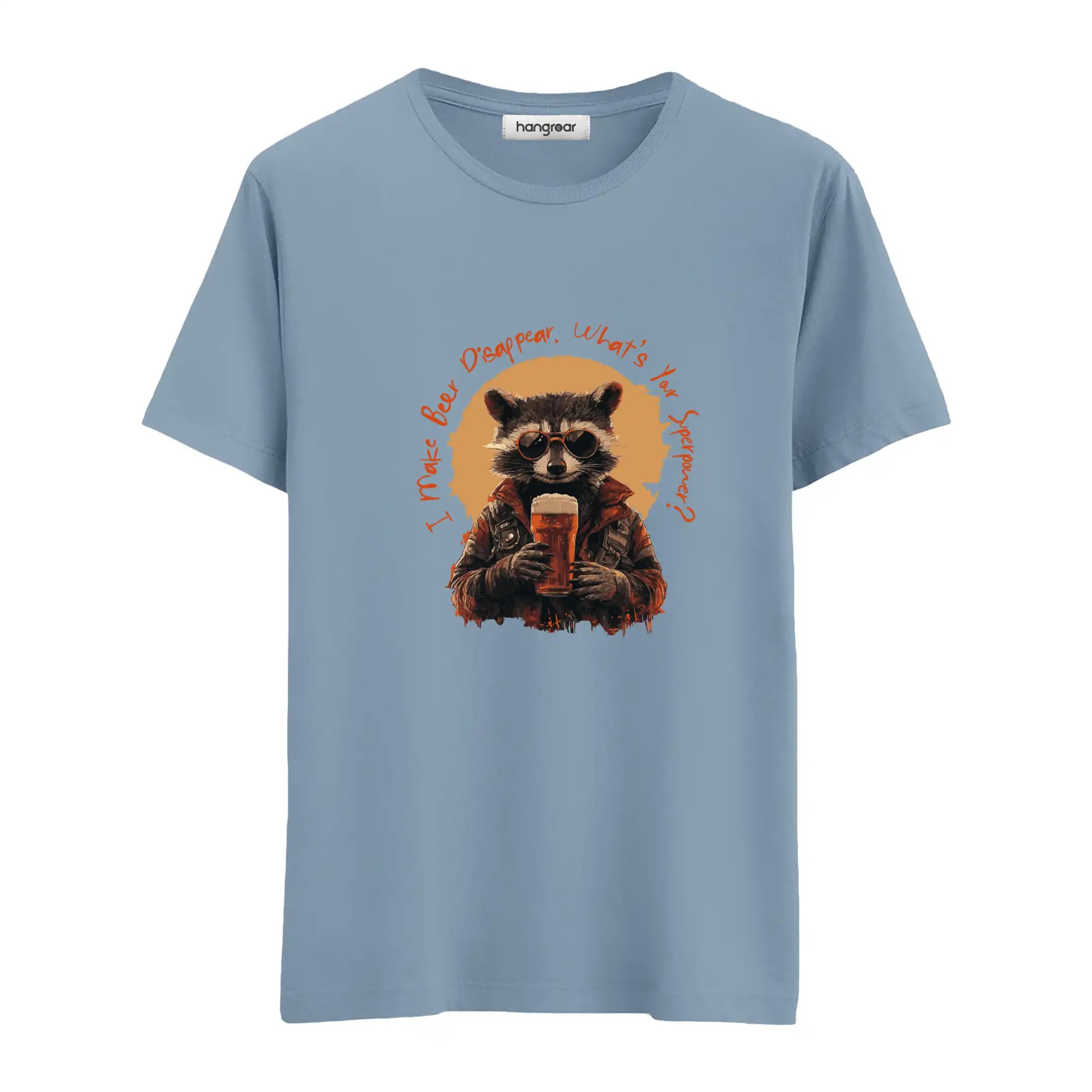 Beer And Raccoon - Regular Tişört