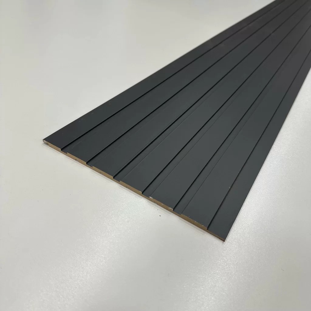  Antrasit Mdf Lambri Duvar Paneli 25cmx280cm