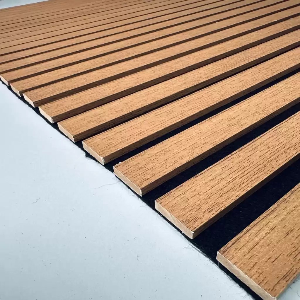 Teak Keçeli Slim Panel