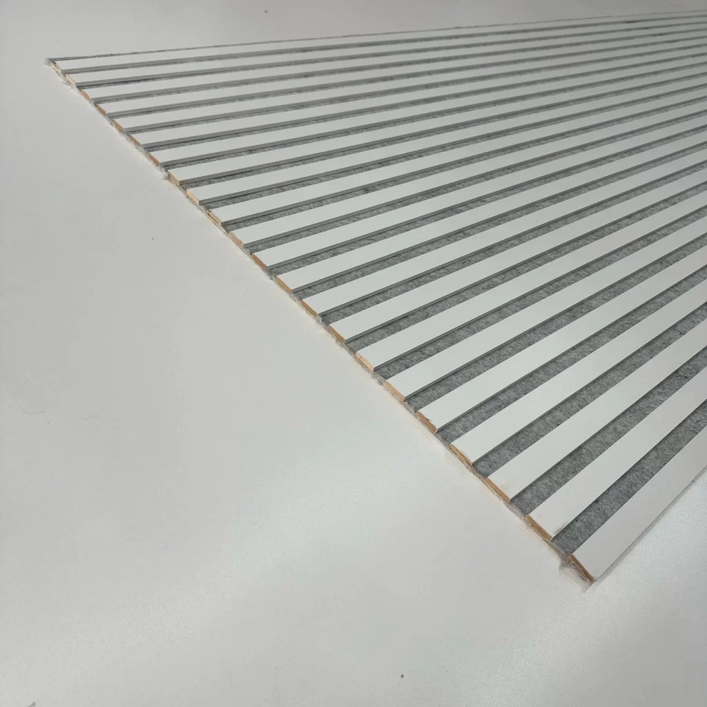 Beyaz Gri Slim Duvar Kaplama Paneli 100cmx280cm