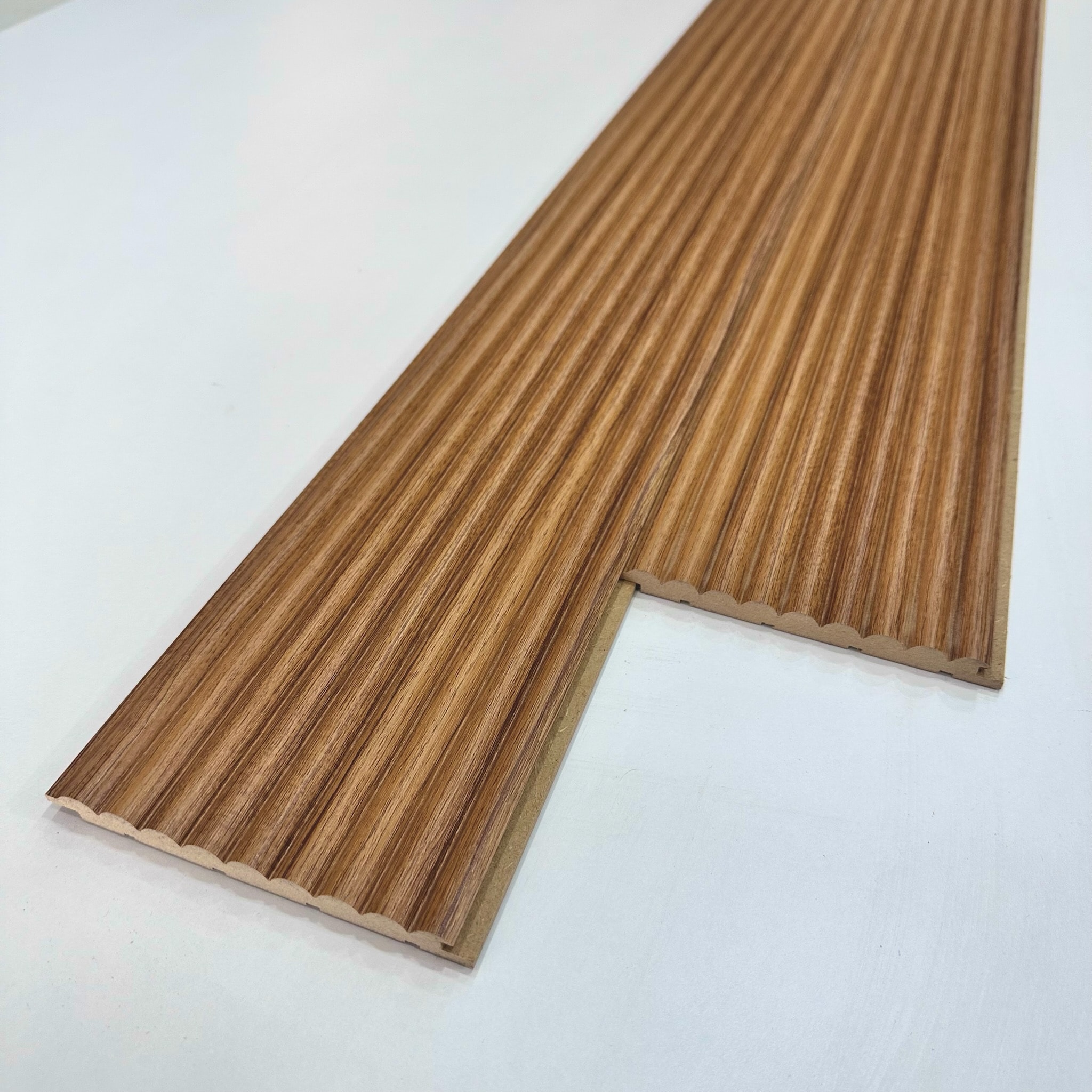 Wave 15 cm Teak Mdf Duvar Paneli