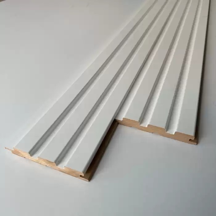 Beyaz 12 cm MDF Duvar Kaplama Lambri Profil Paneli