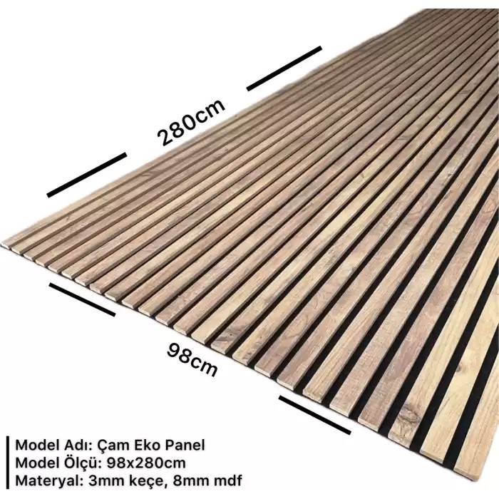 Çam Keçeli Slim Panel