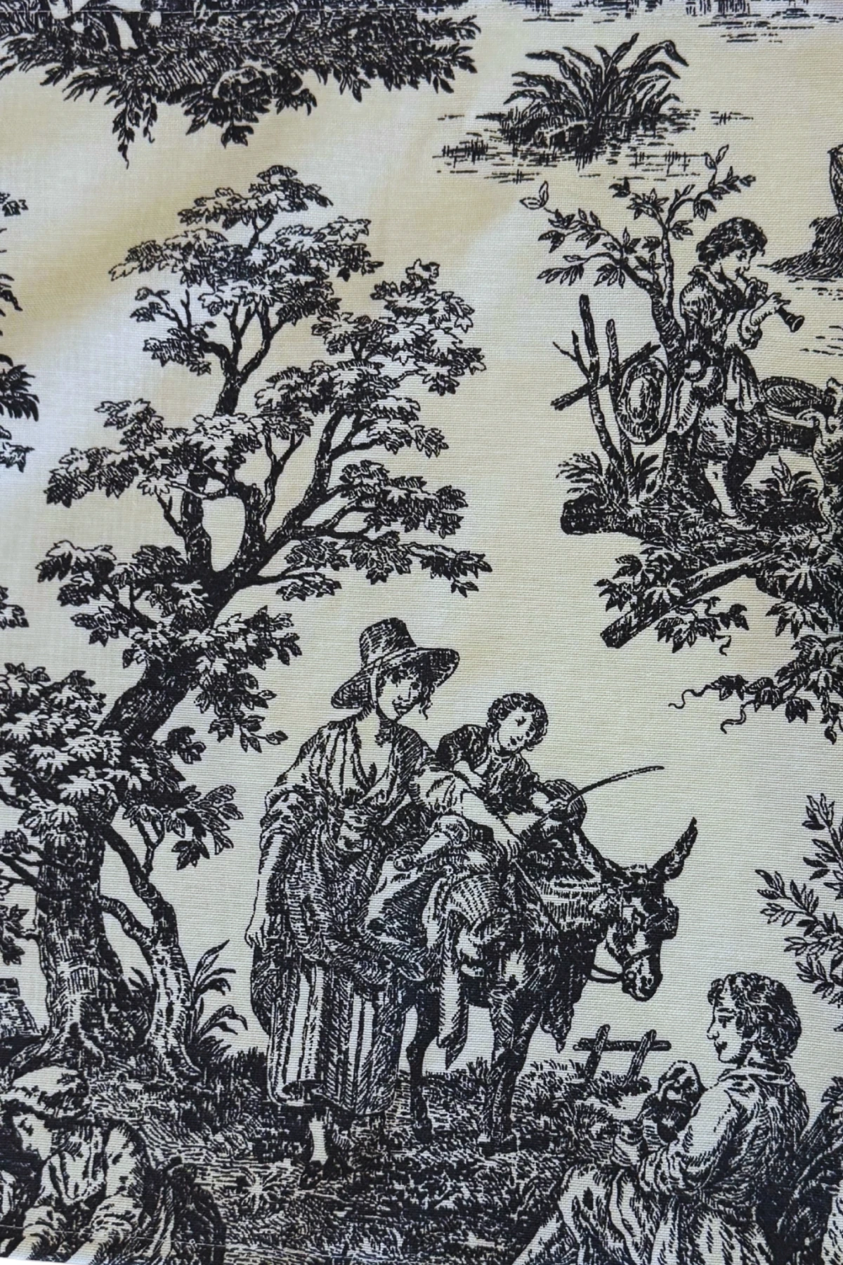 Toile de Jouy | %100 Pamuk 6’lı Amerikan Servis Seti 37x42 cm