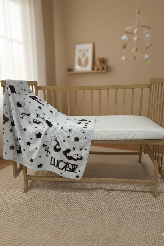 Bunny Peluş Bulut Bebek Battaniyesi