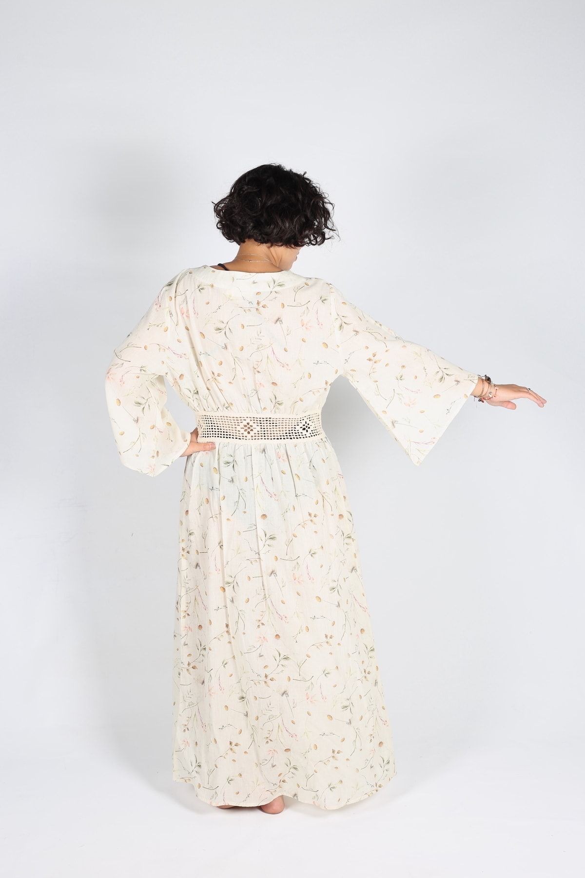 Heritage Kadın Plaj Kaftan Kimono Pareo - ZTKİMONO