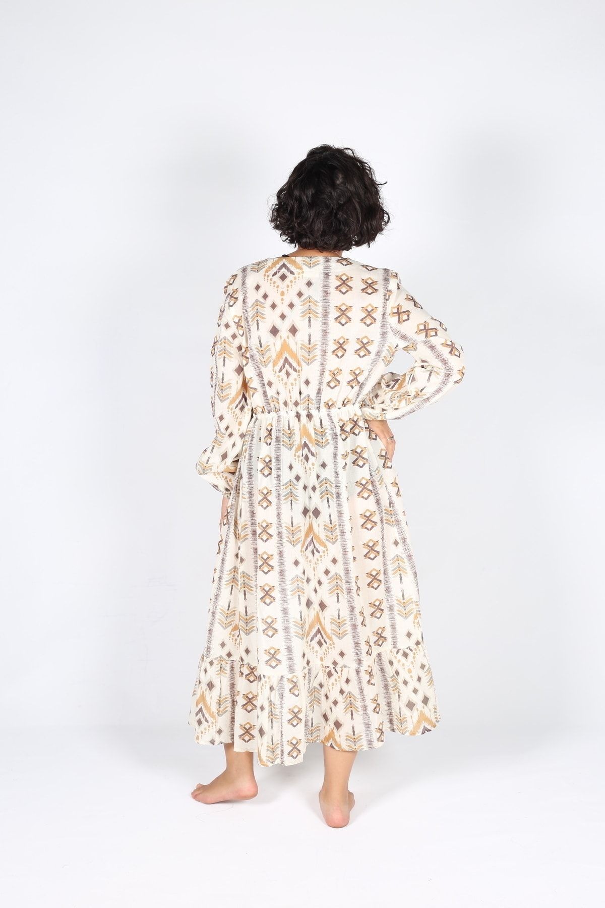 Heritage Kadın Plaj Kaftan Kimono Pareo - ZTKİMONO