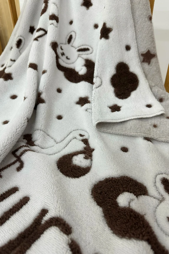 Bunny Peluş Bulut Bebek Battaniyesi