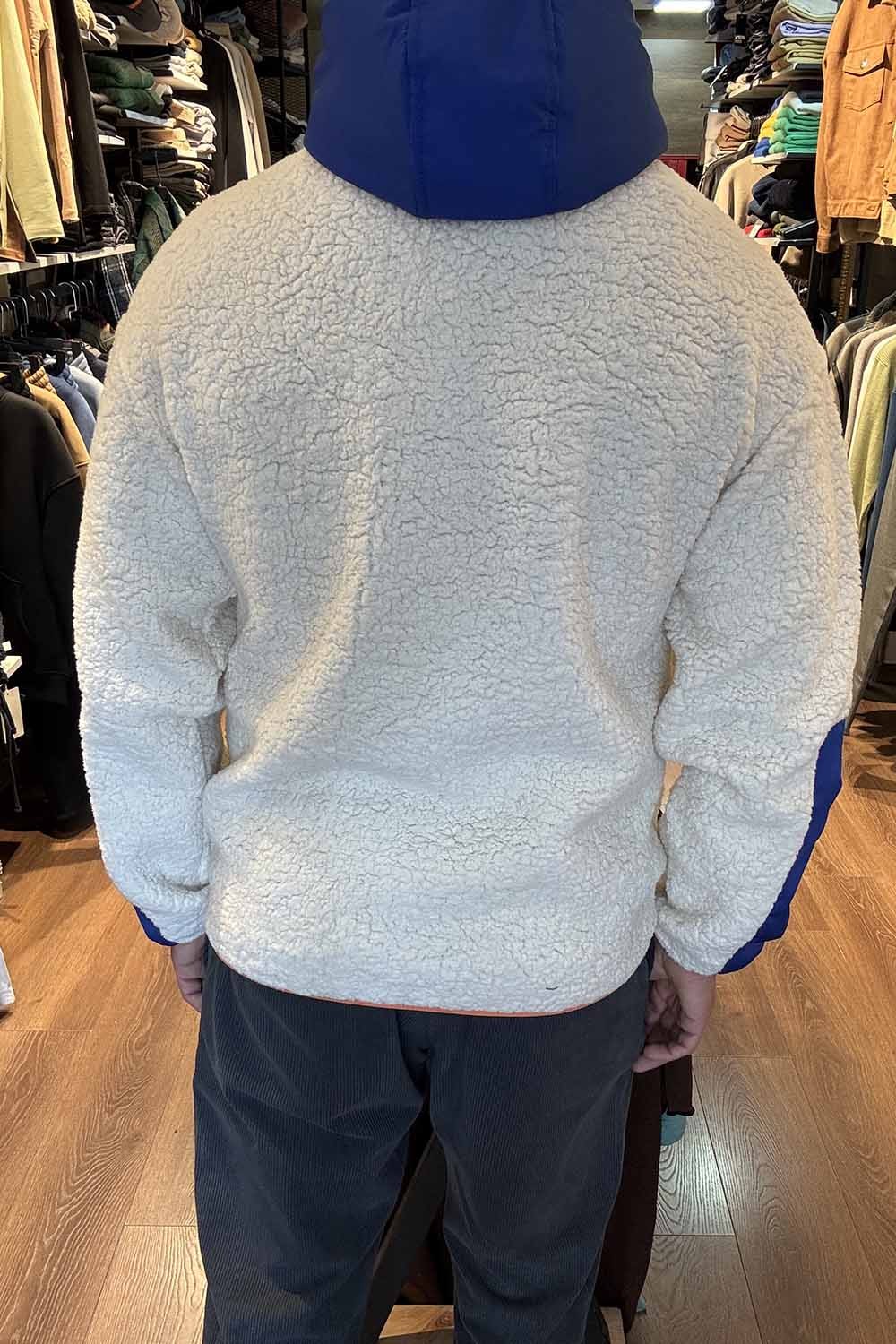 Ekru Kangru Cep Kapüşonlu Peluş Sweat LNS-SWE-EKR