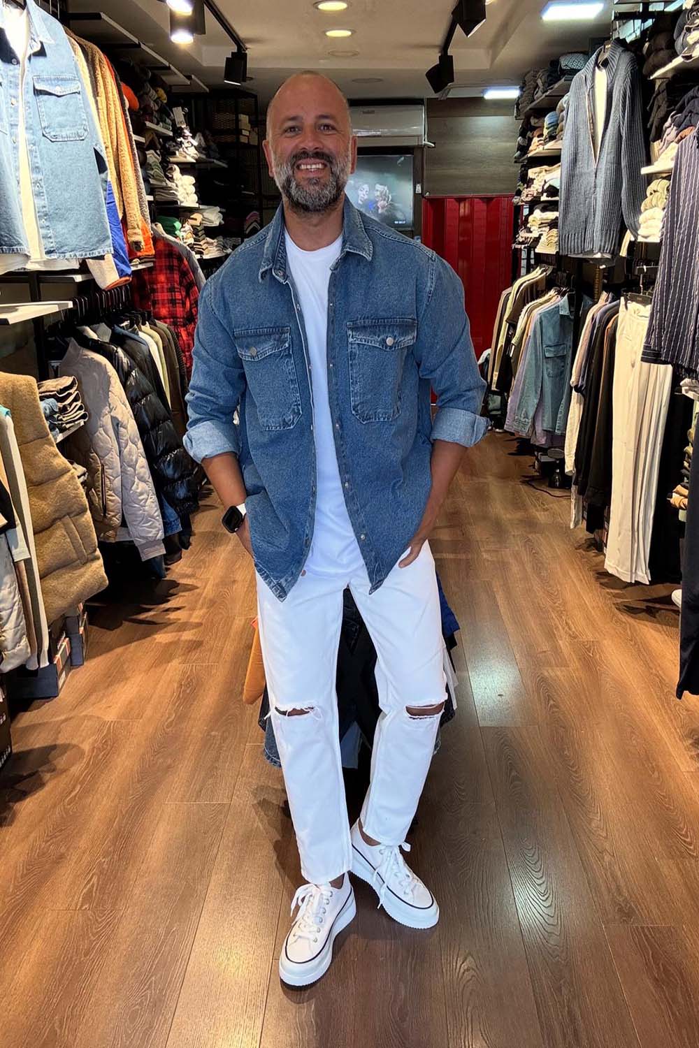 Erkek Over Size Kot Gömlek-Ceket GML100