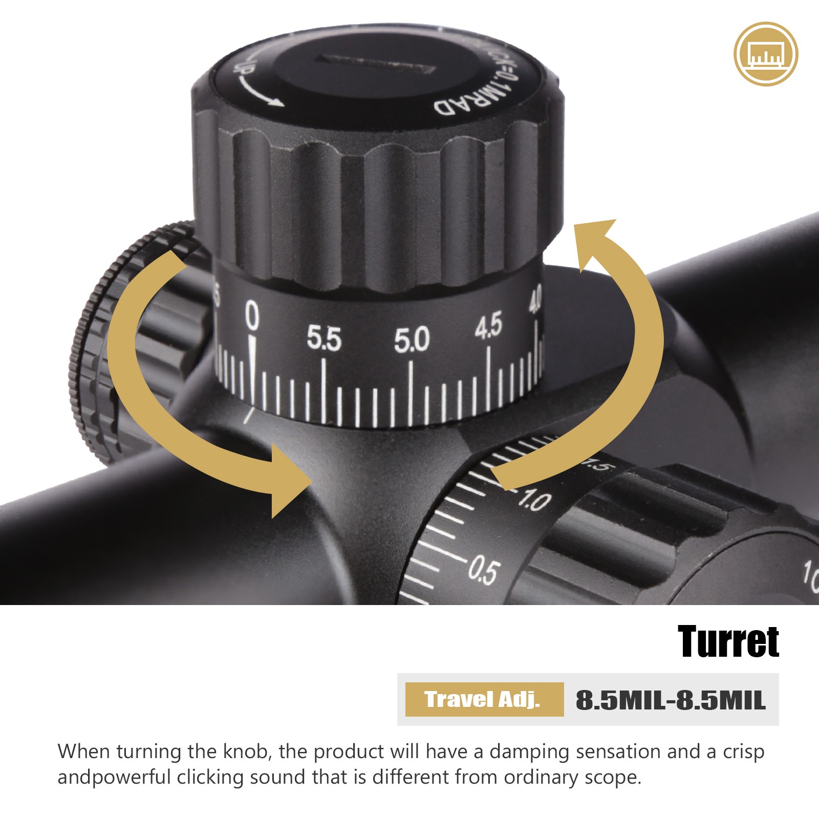 Spina Helllancer 5-20x50 FFP (SCFF-2334) Zero-Stop Rifle Scope