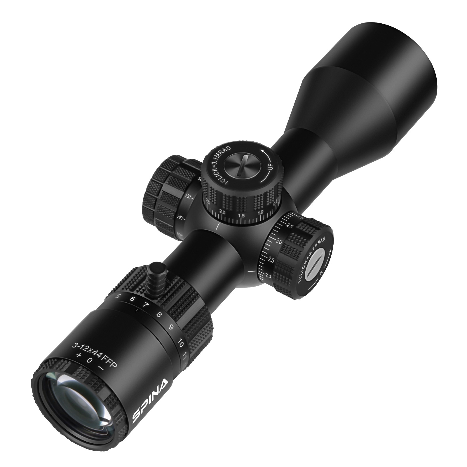 SPINA OPTICS Riptide 3-12x44 FFP MRAD (SCFF-2330) Dürbün (Airsoft - Airgun)