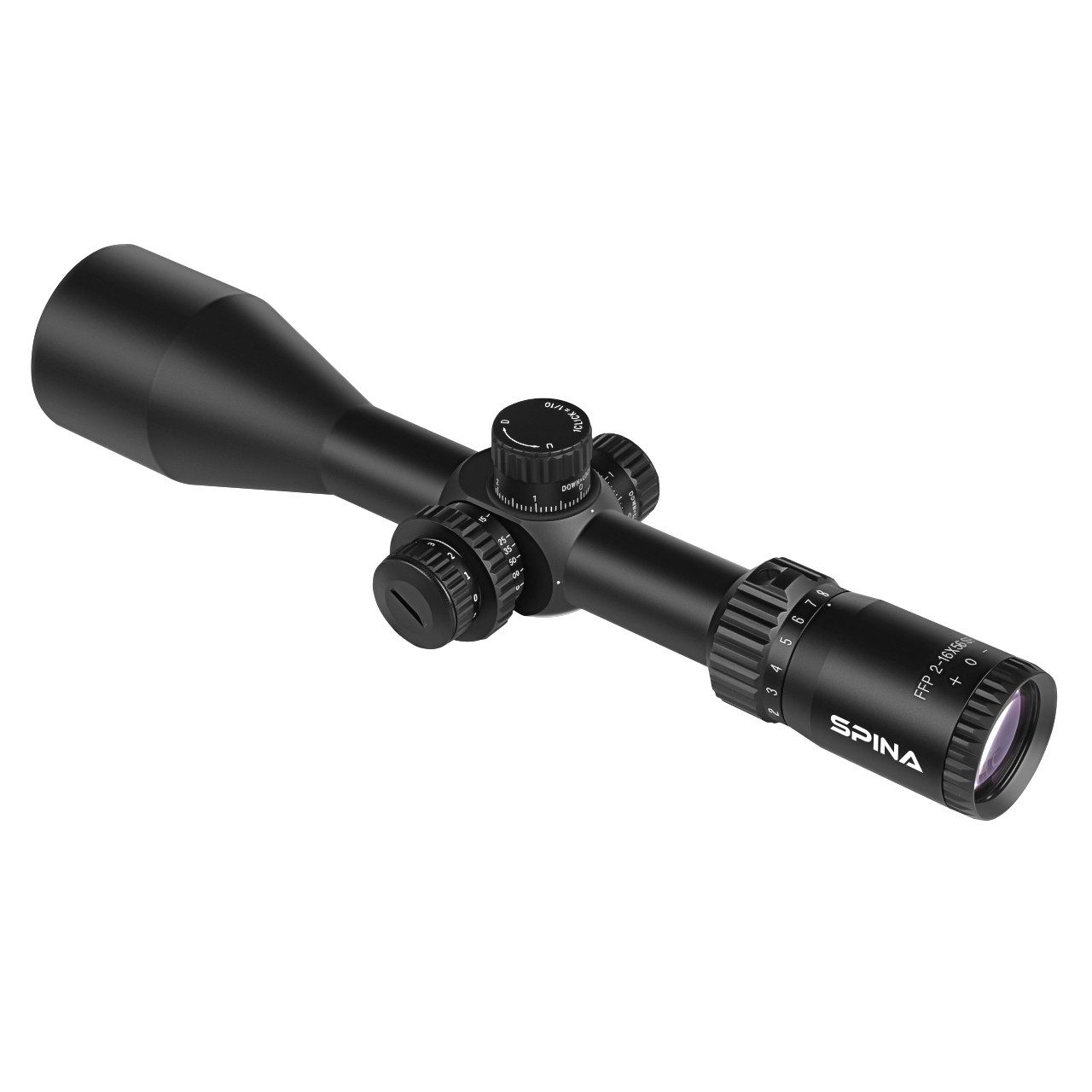 Spina Falconpoint 2-16×56 FFP (SCFF-2316) Rifle Scope