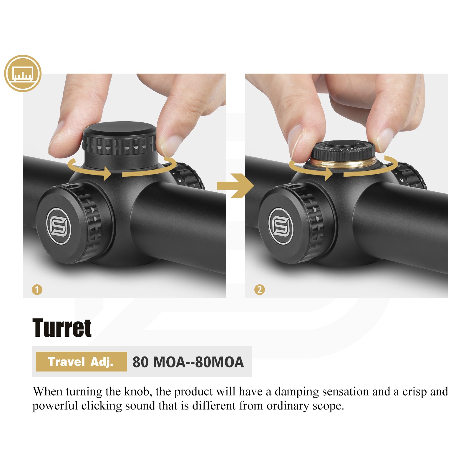 SPINA Novaforce 1-6X24 LVPO (SCFF-2325) Rifle Scope