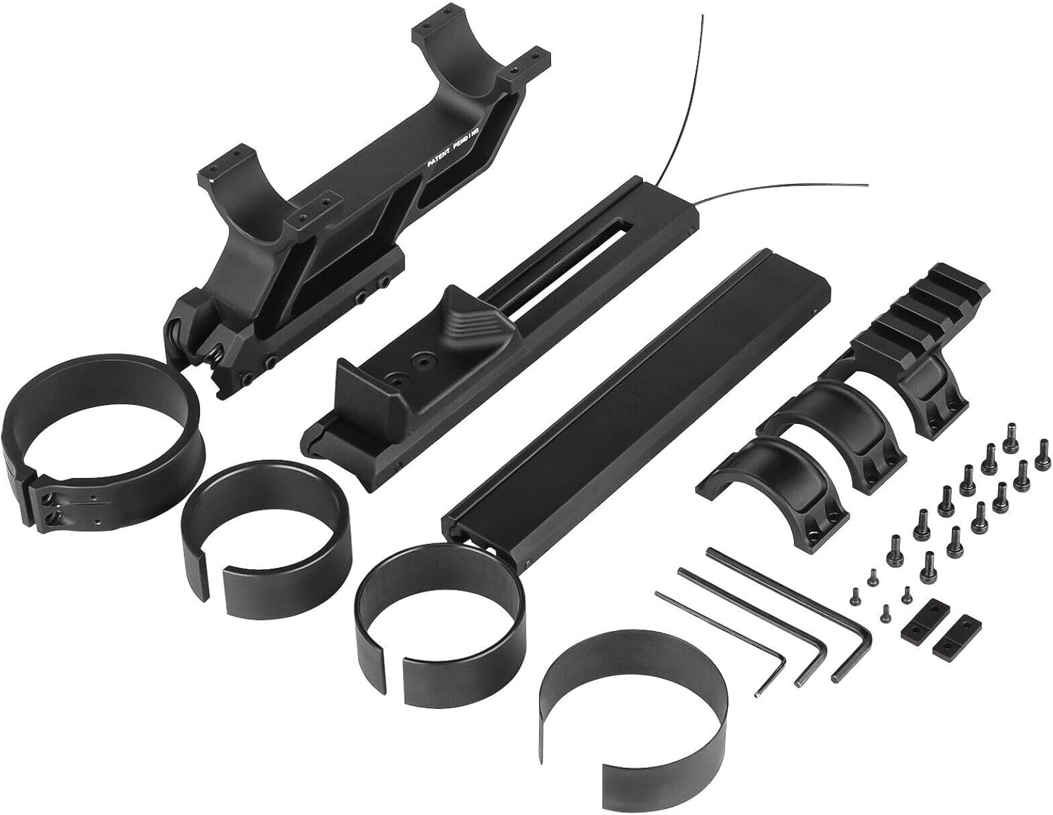 Tüfek Dürbünü Çabuk Zoom Sistemi, 34mm Scope Switch Zoom, 4 Farklı Bağlantı (51mm 42mm 44mm 45mm) 300g 