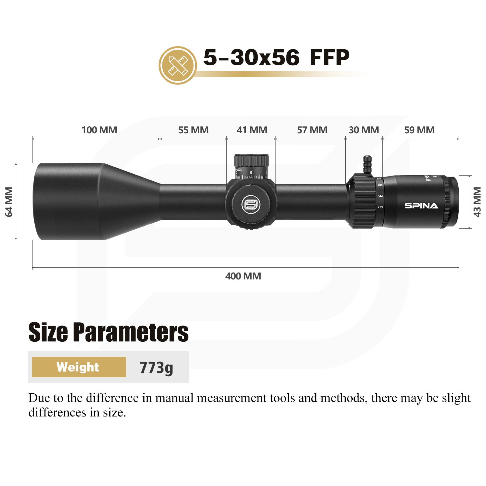Spina Falconpoint 5-30x56 (SCFF-2326) Rifle Scope