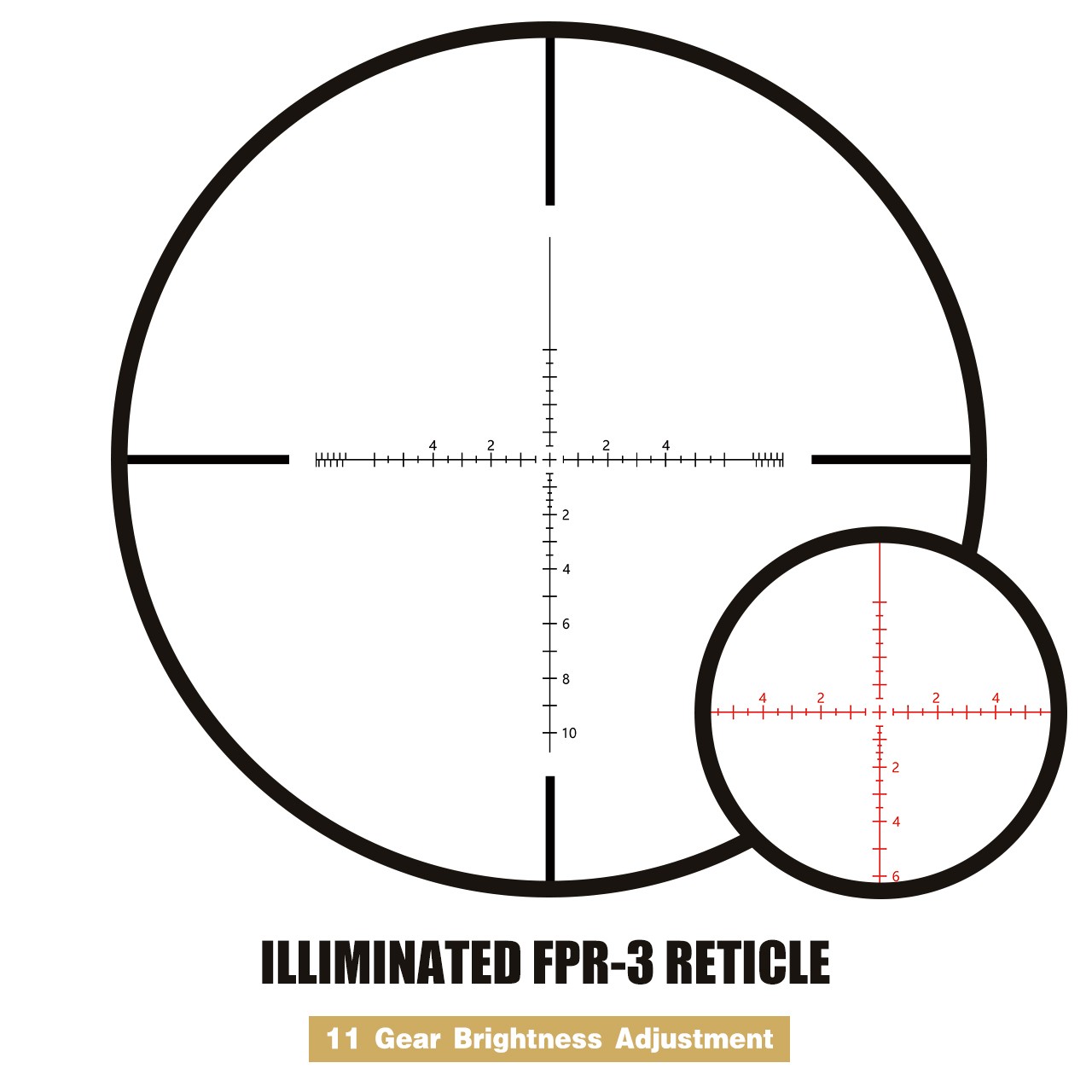 Spina Falconpoint 2-16×56 FFP (SCFF-2316) Rifle Scope
