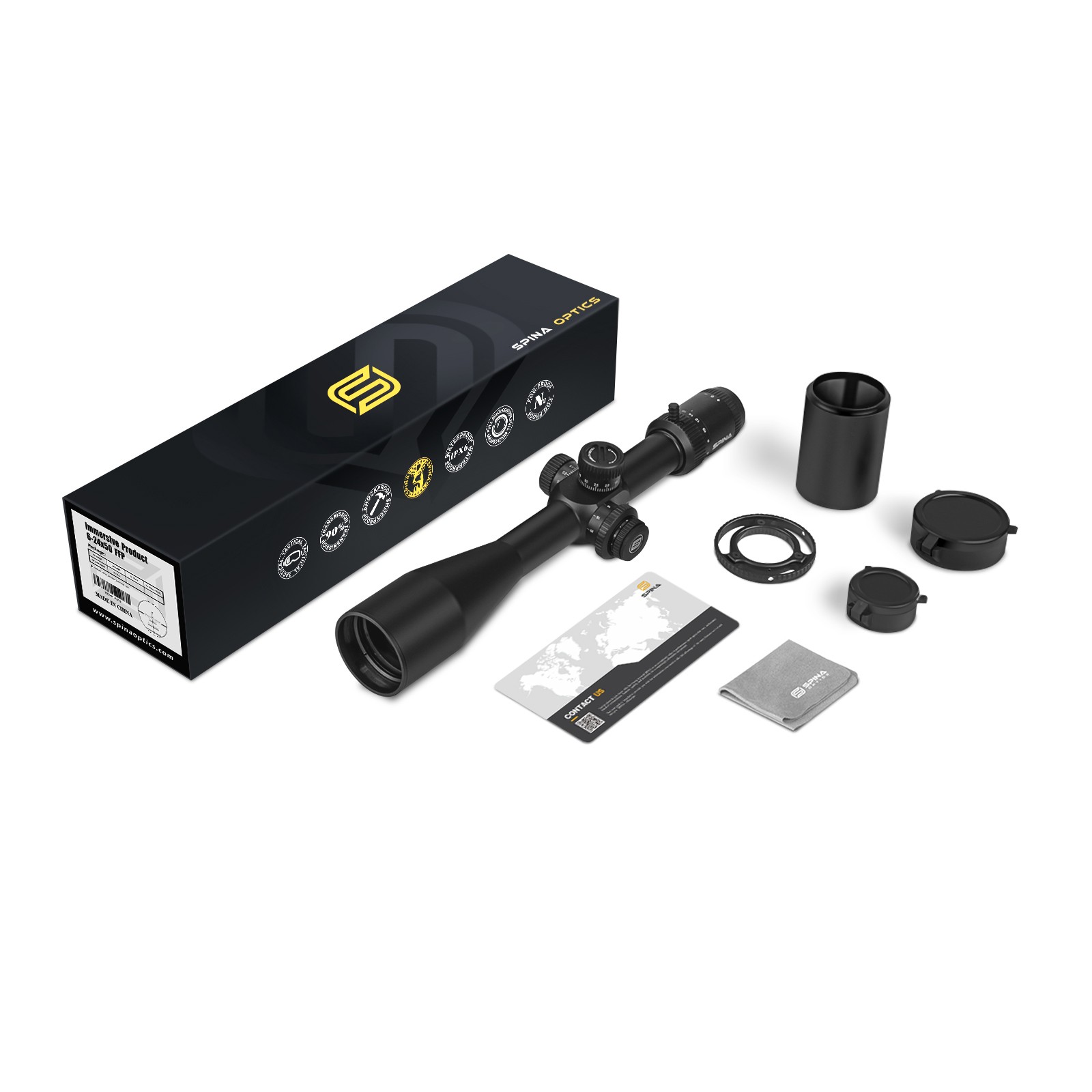 Spina Wolfchase 6-24x50 E FFP (SCFF-2306) Rifle Scope
