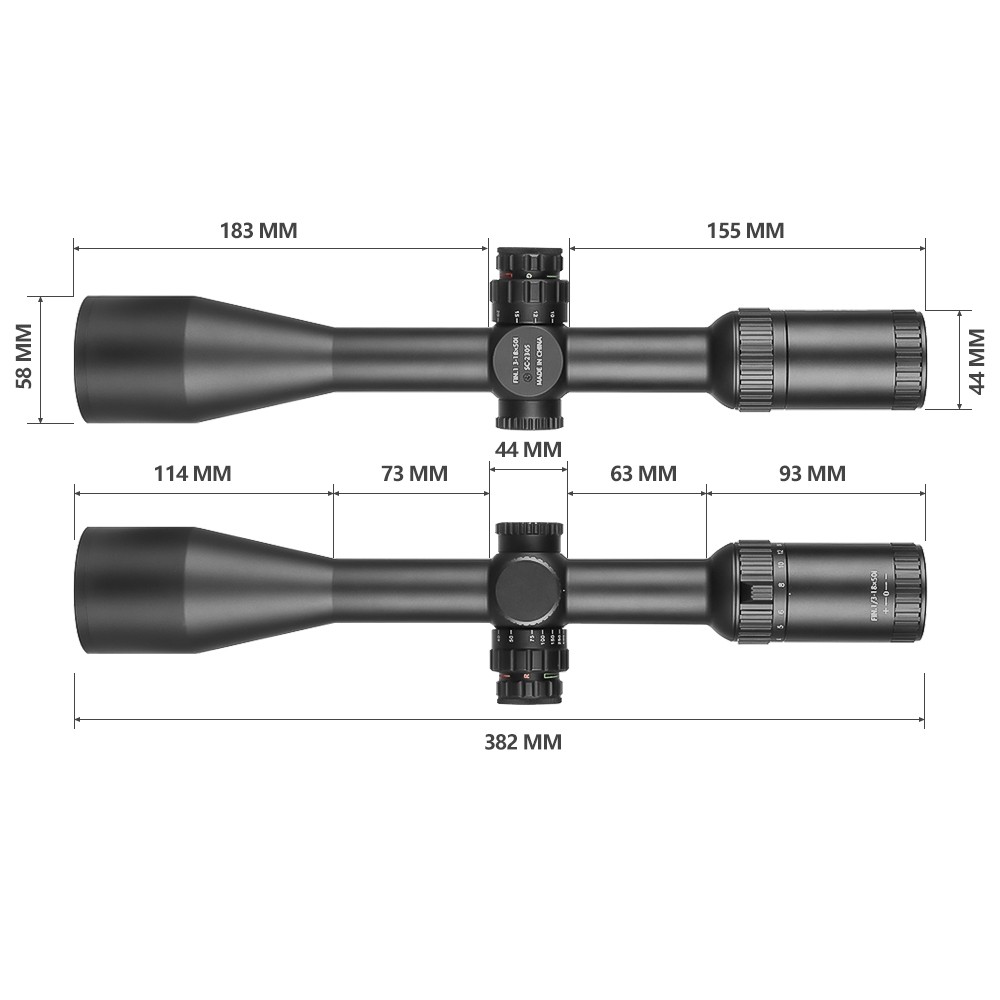 Spina Apexfin 3-18x50 WA (SCOL-2308) Rifle Scope