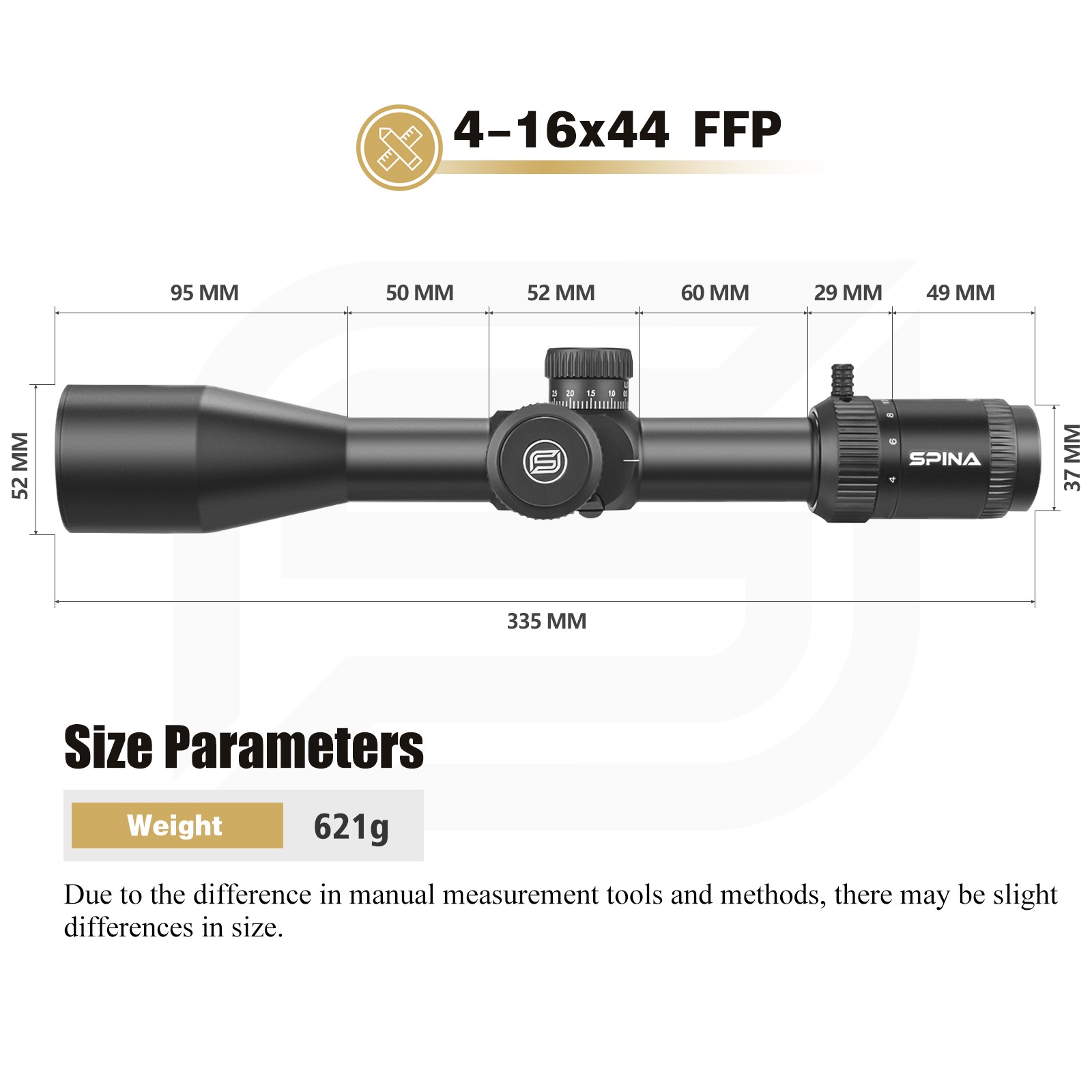 Spina Wolfchase 4-16x44 (SCOL-2319) Dürbün