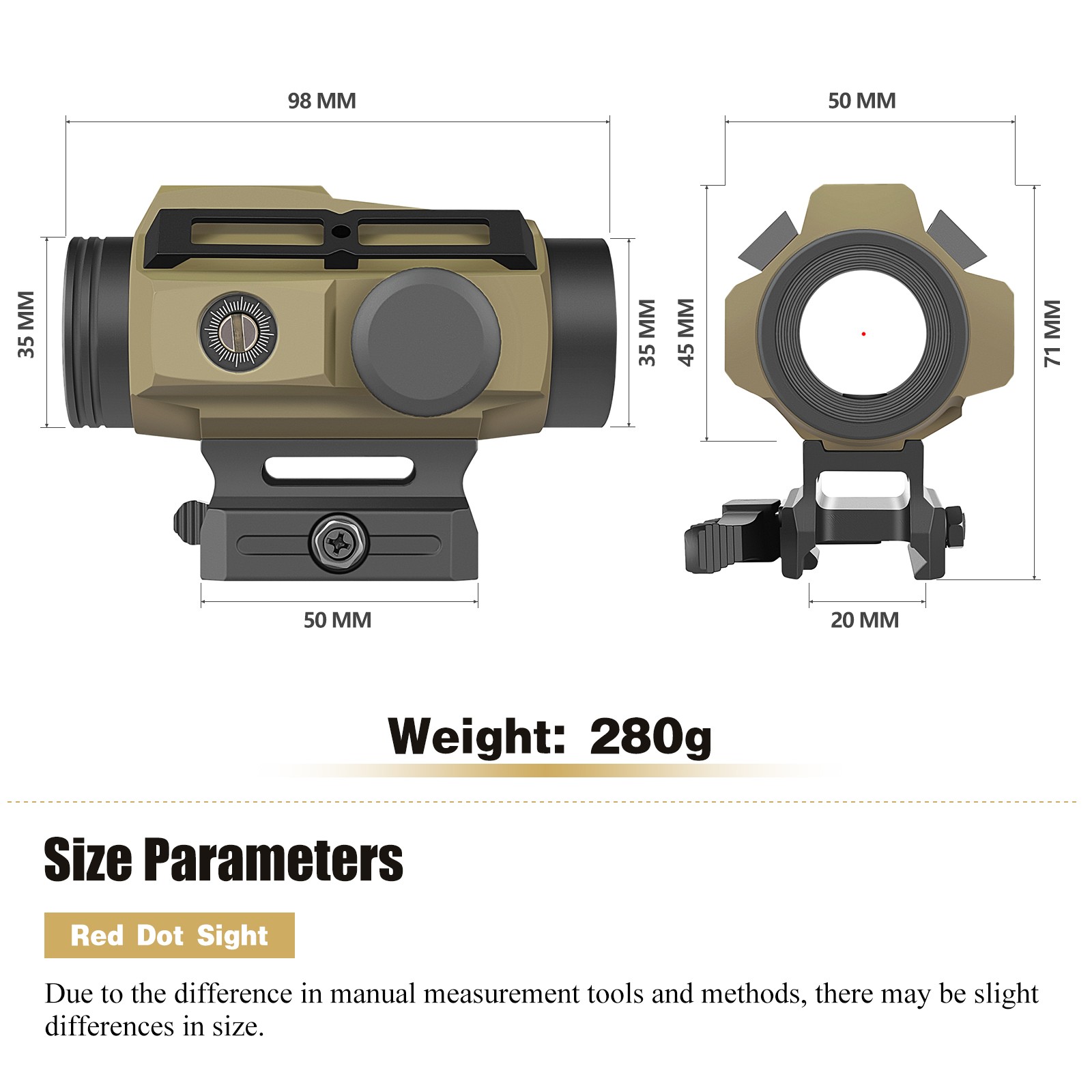 Spina SYM-30 (RD082T) Reddot (Dark Earth)