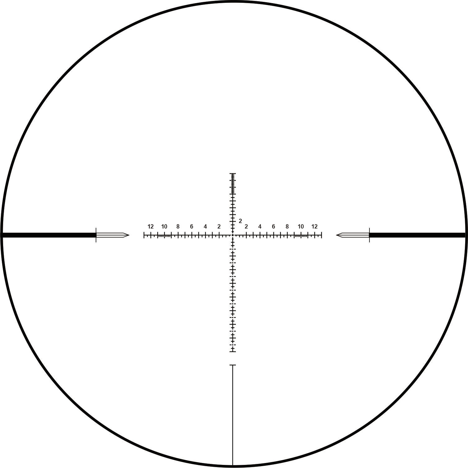 SPINA OPTICS Riptide 3-12x44 FFP MRAD (SCFF-2330) Dürbün (Airsoft - Airgun)