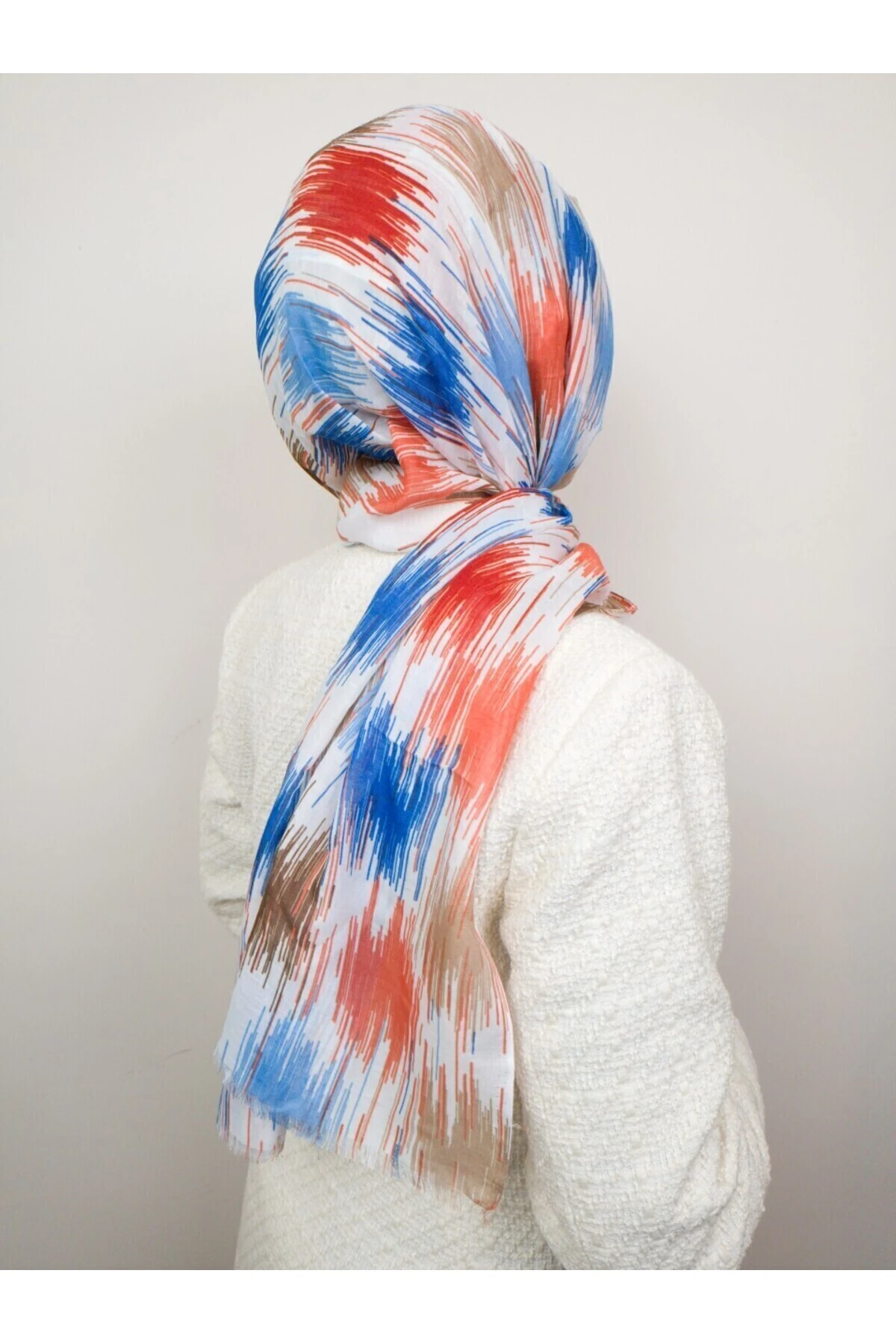 Çizgi  Desenli Şal