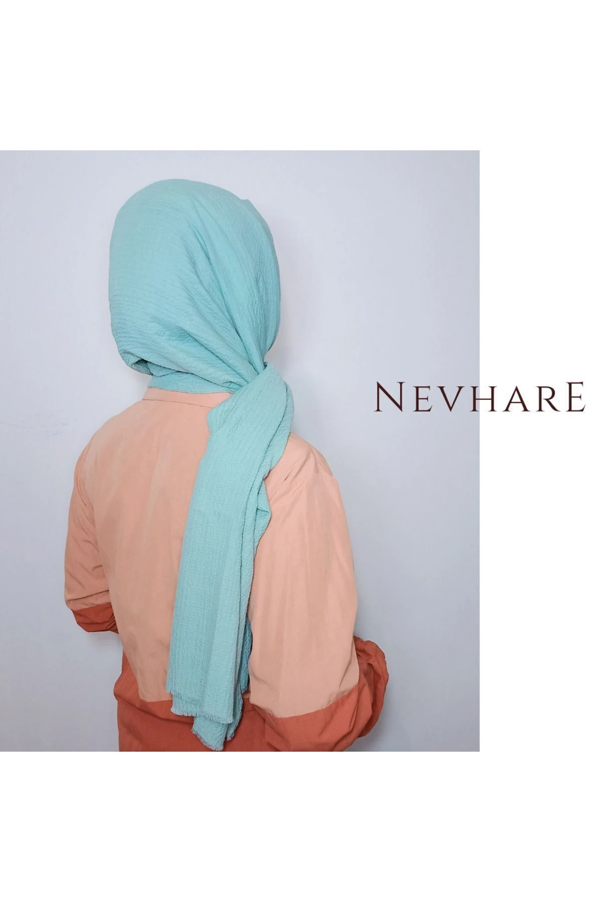 Su Yeşili  Düz Şal