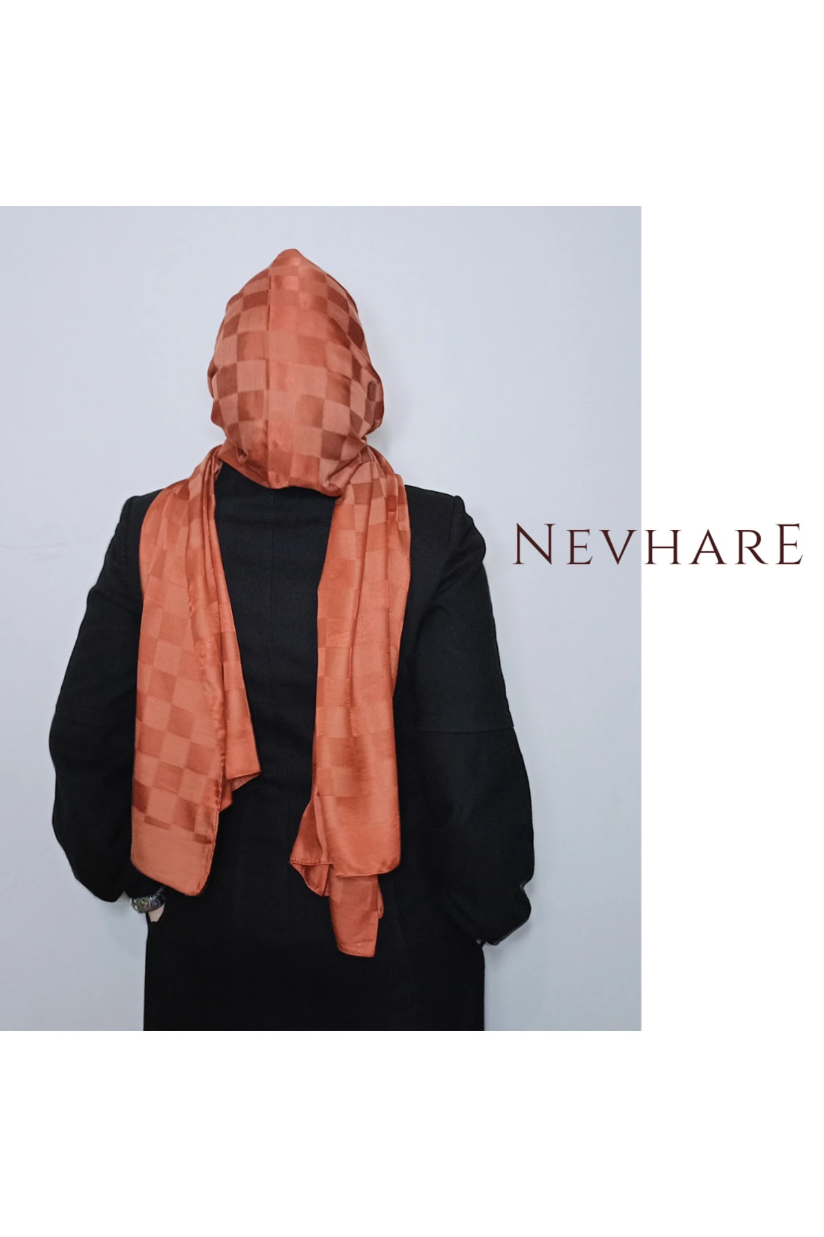 Kiremit Damalı ve Jakarlı Şal