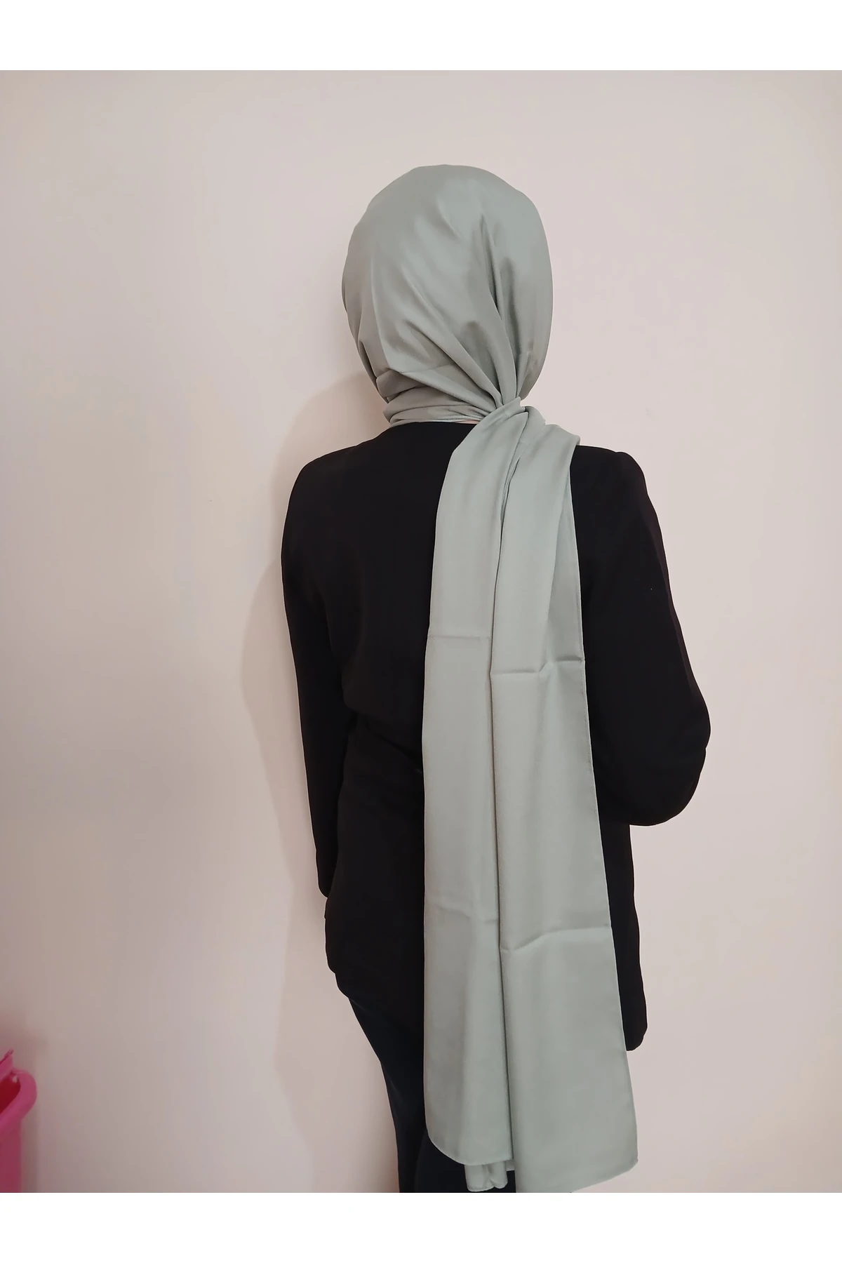 Acik Yeşil Duz Şal